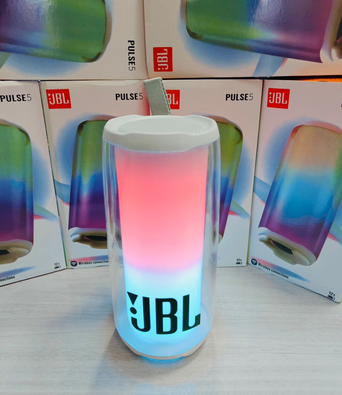 JBL Pulse 5 LED Bluetooth Speaker with 360° Light Show & Deep Bass - Image 4
