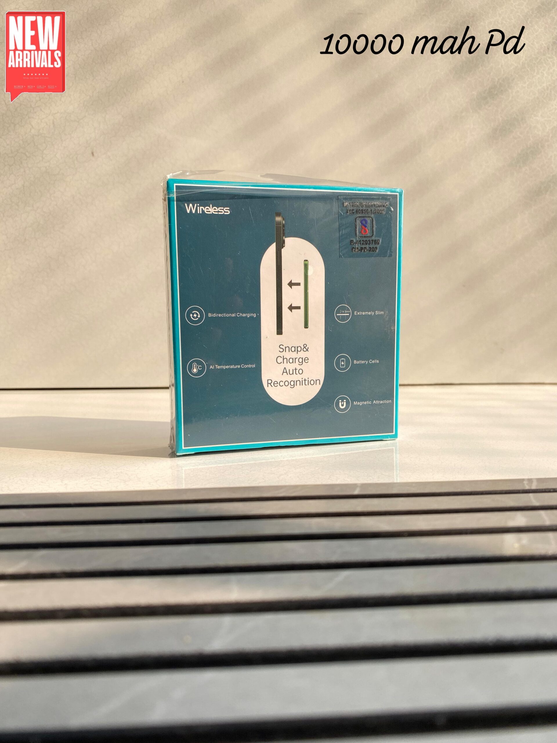 10000mAh Metal Body MagSafe PD Fast Charging Powerbank - Image 4