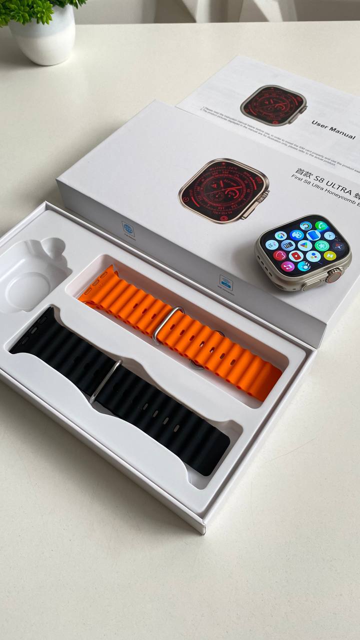 S8 Ultra 49mm Android Smartwatch with SIM Support & AMOLED Display