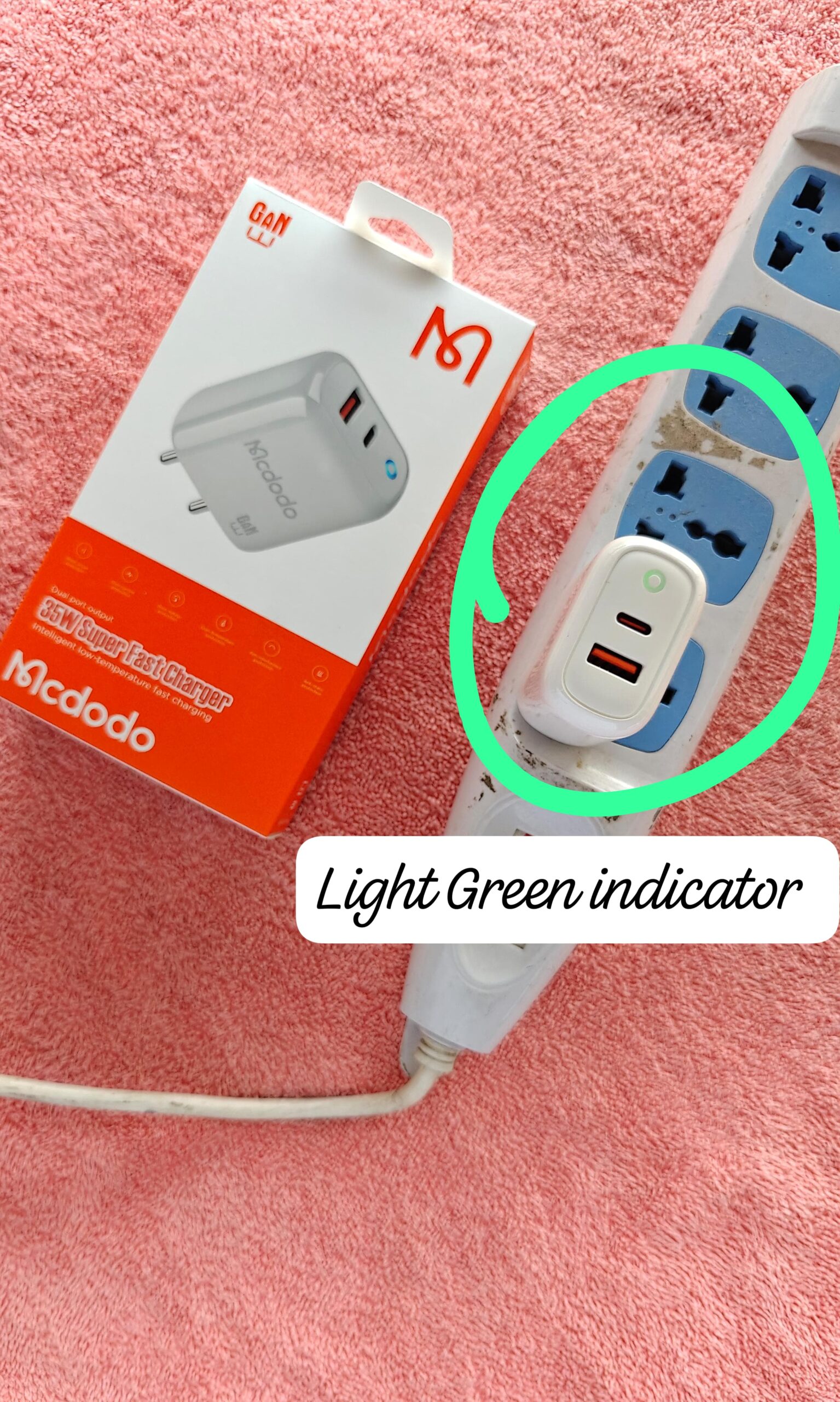 Mcdodo 35W GaN PD Fast Charger with Dual Port USB & Type-C - Image 2