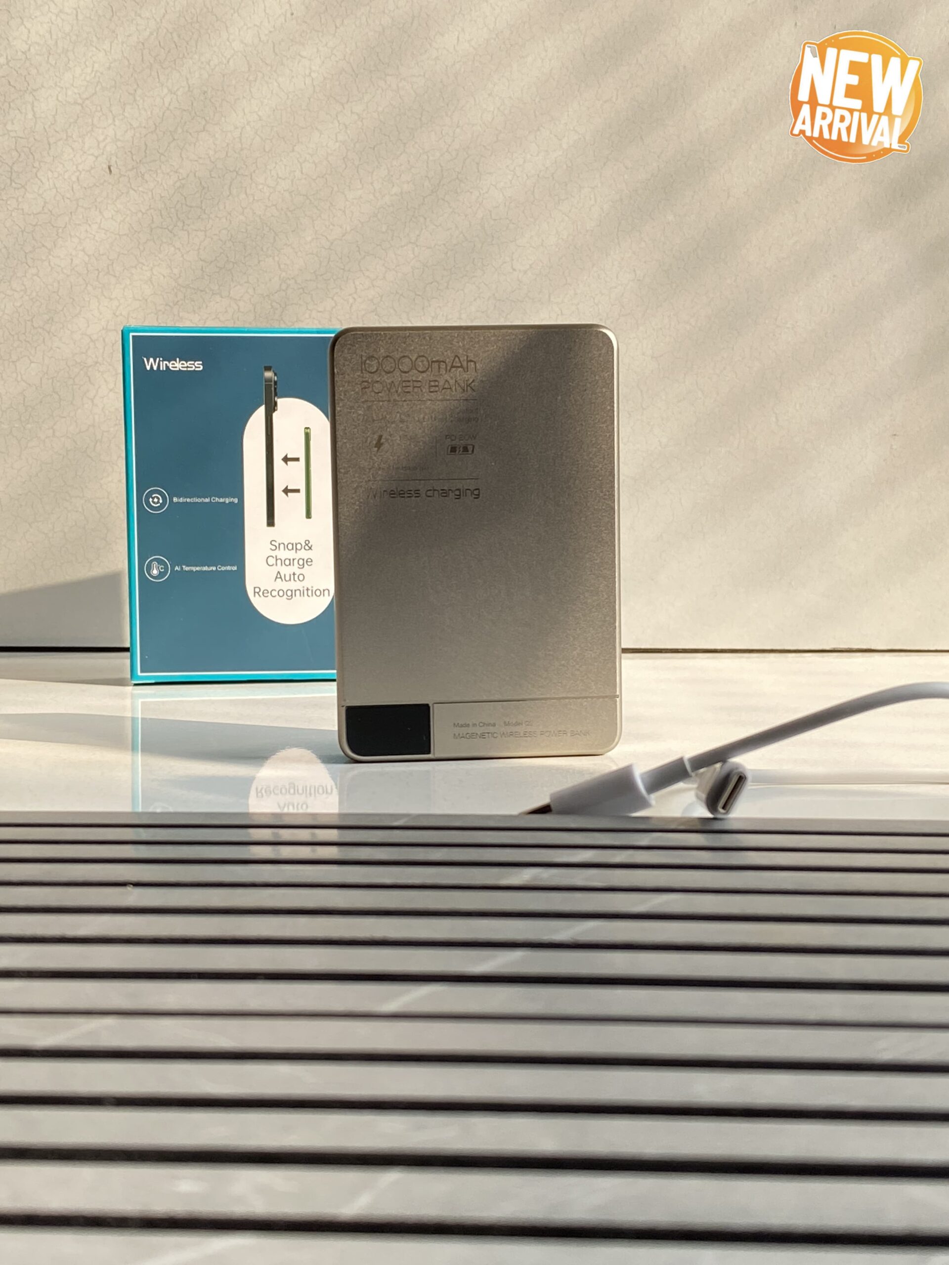 10000mAh Metal Body MagSafe PD Fast Charging Powerbank - Image 5