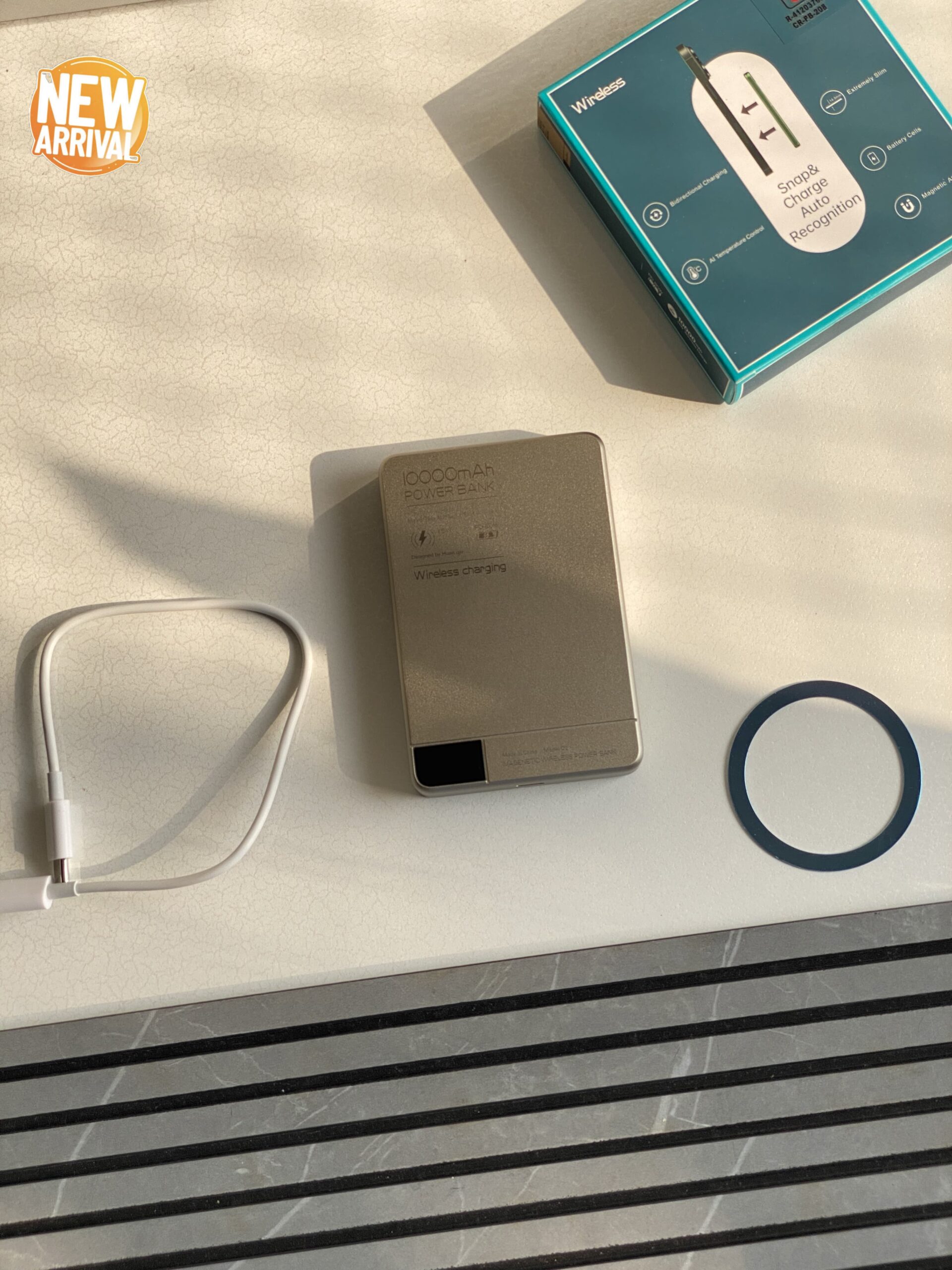 10000mAh Metal Body MagSafe PD Fast Charging Powerbank