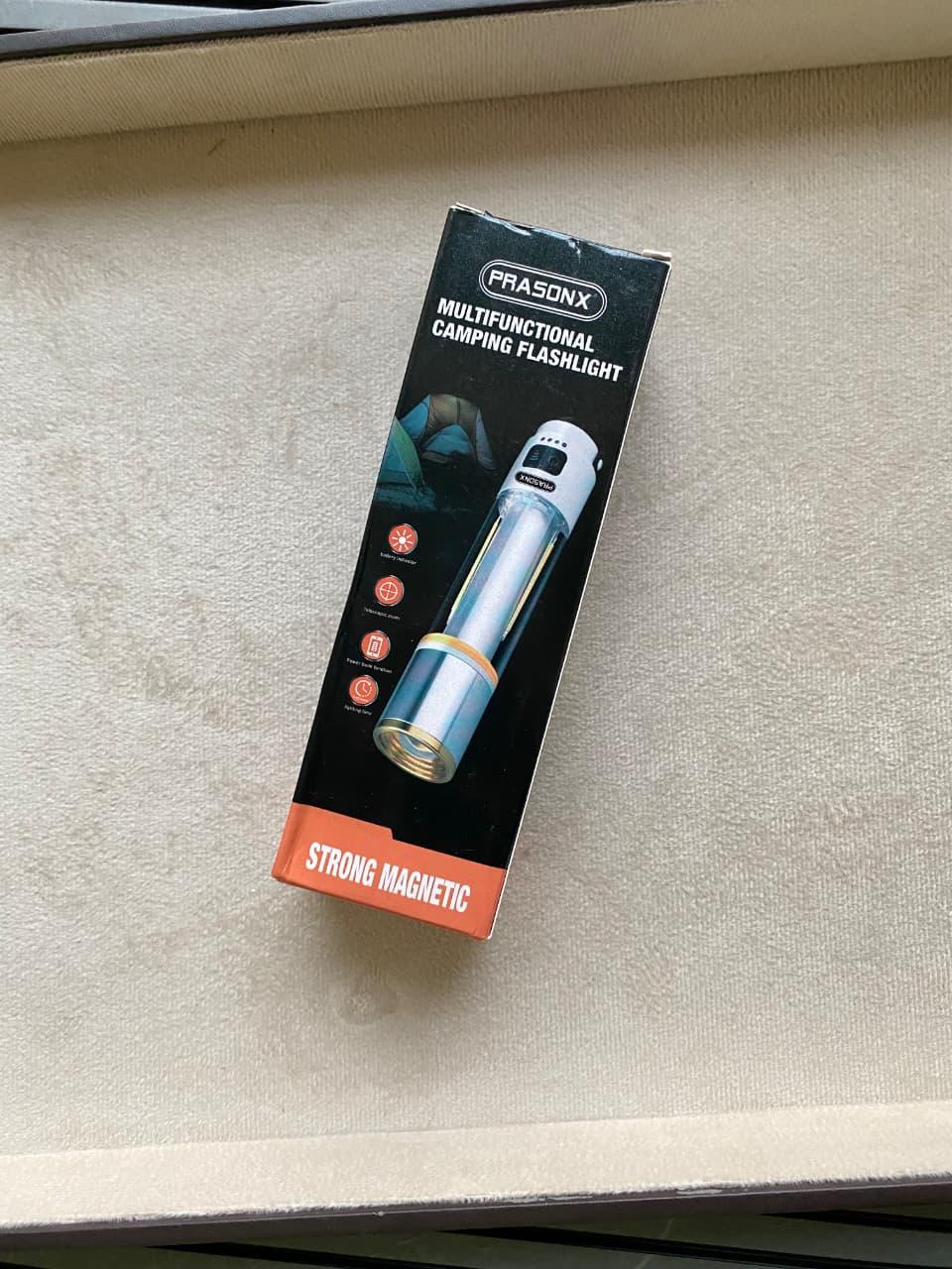 Multi-Function Rechargeable Flash Light with SOS Mode & Power Bank - Image 6