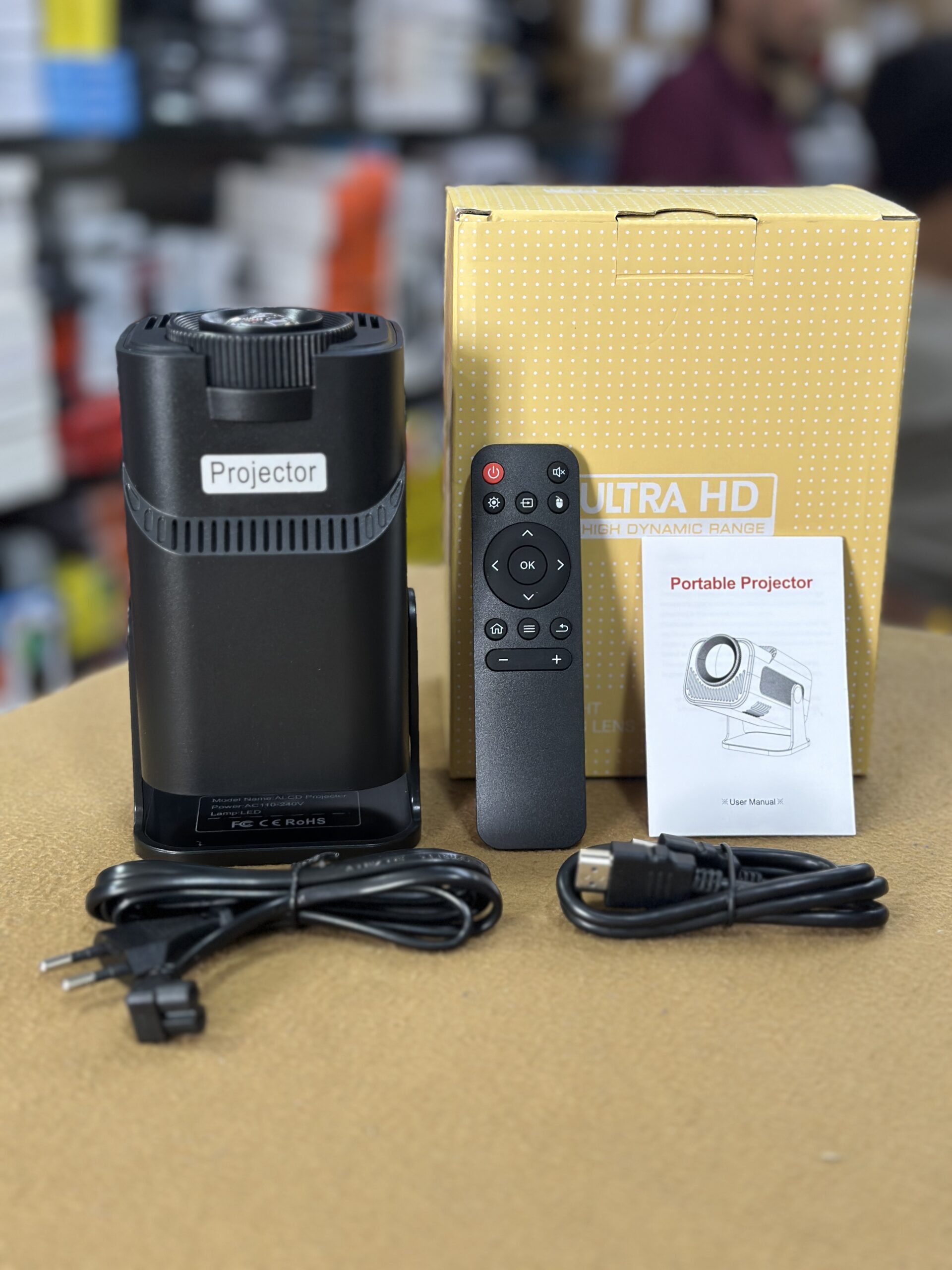 HY320 4K Android 11 Full HD Smart Projector with WiFi 6 & Stereo Sound - Image 2