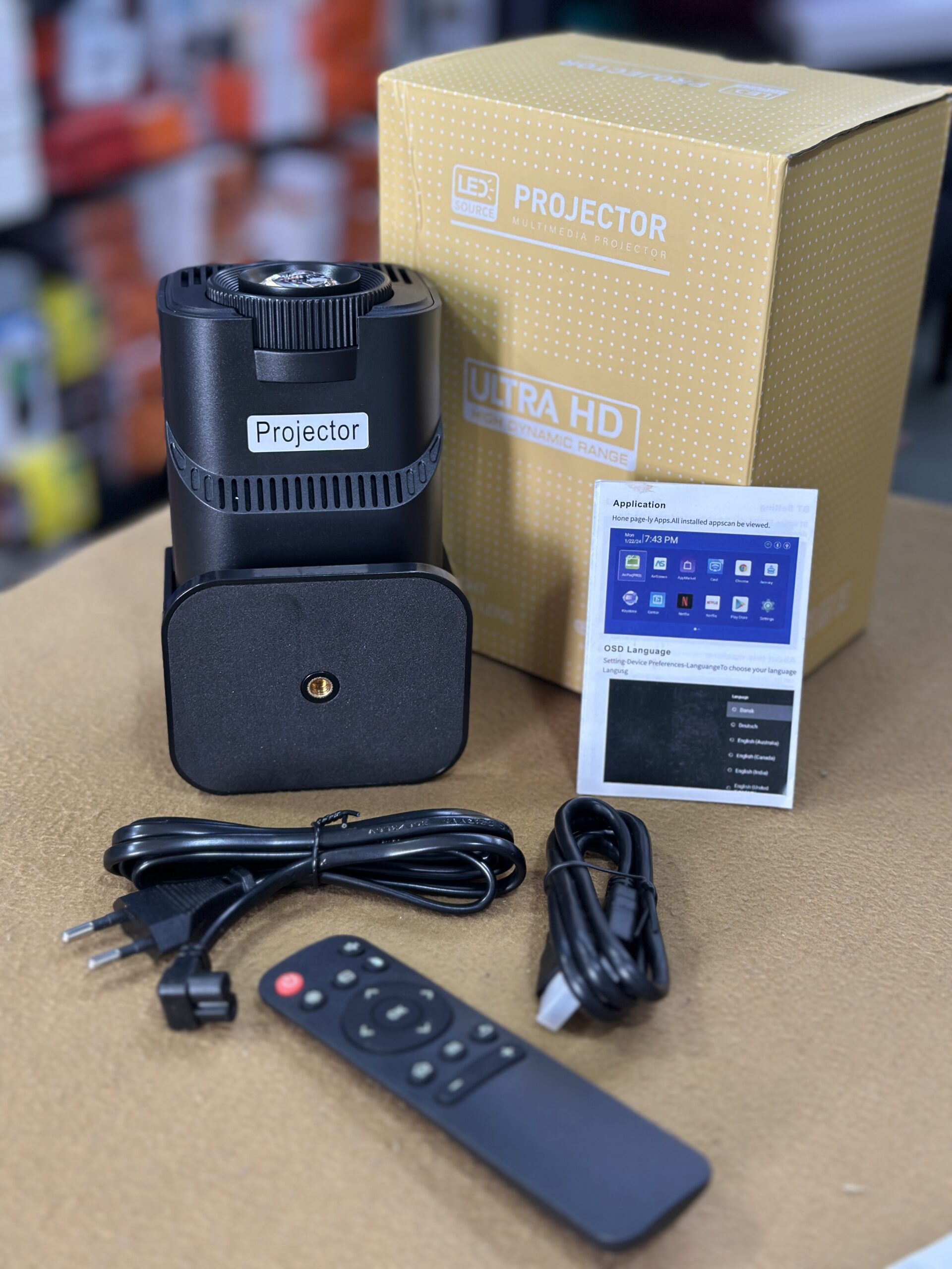 HY320 4K Android 11 Full HD Smart Projector with WiFi 6 & Stereo Sound - Image 4