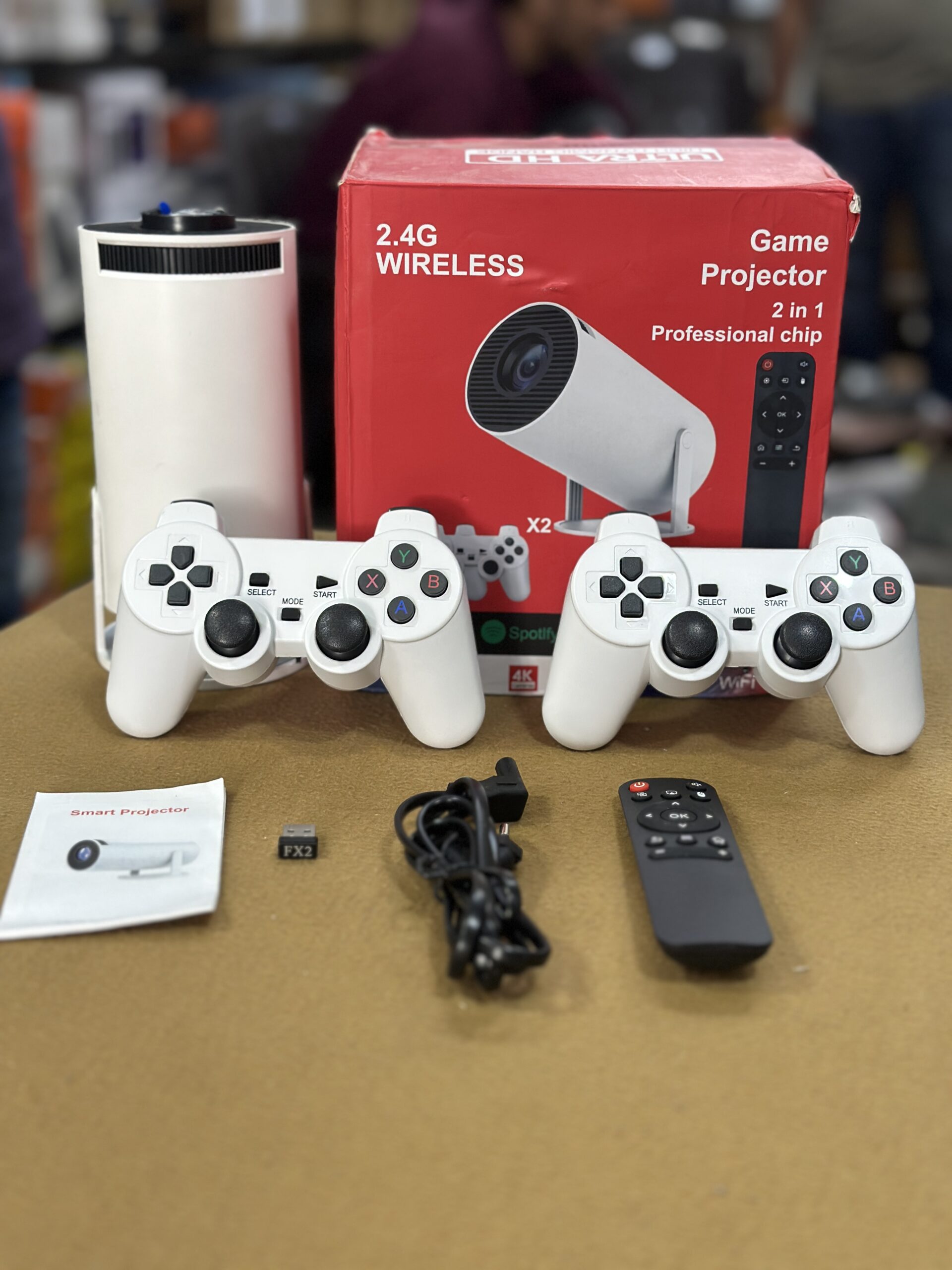 HY300 4K Gaming Projector Console with 20,000 Built-in Games - Image 4