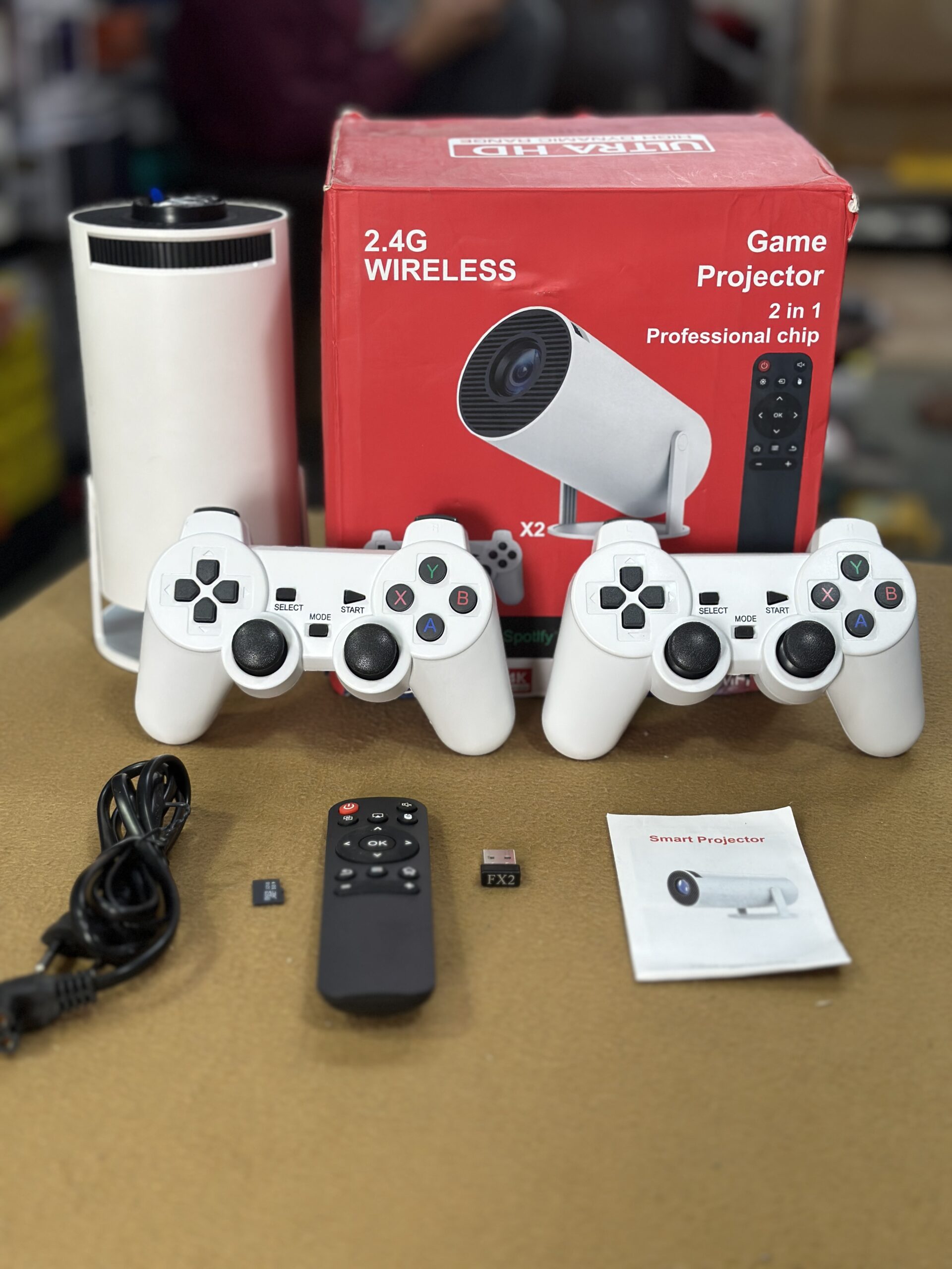 HY300 4K Gaming Projector Console with 20,000 Built-in Games - Image 2