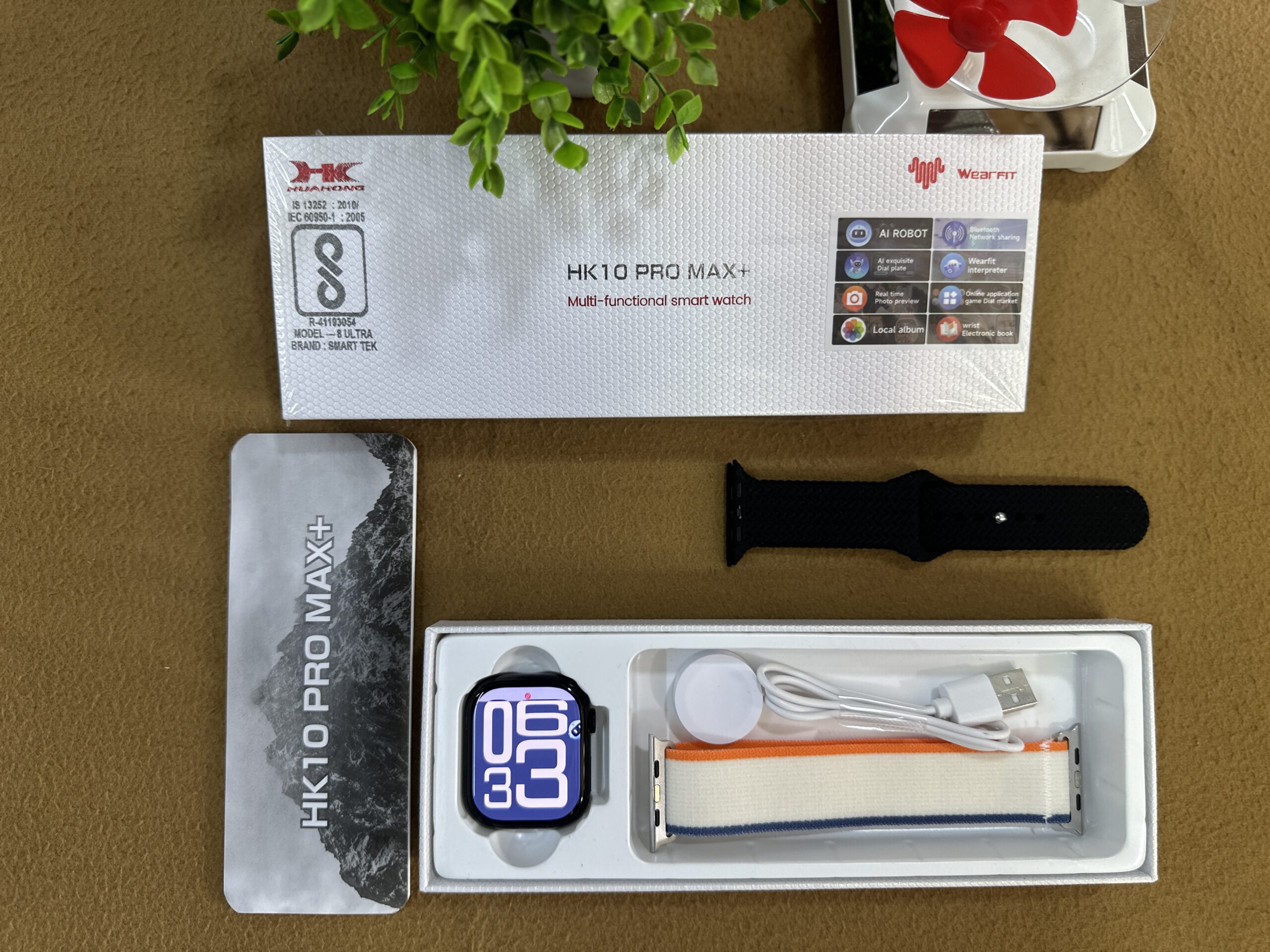 HK10 Pro Max+ AMOLED Smartwatch with AI Features & 4GB Storage - Image 5