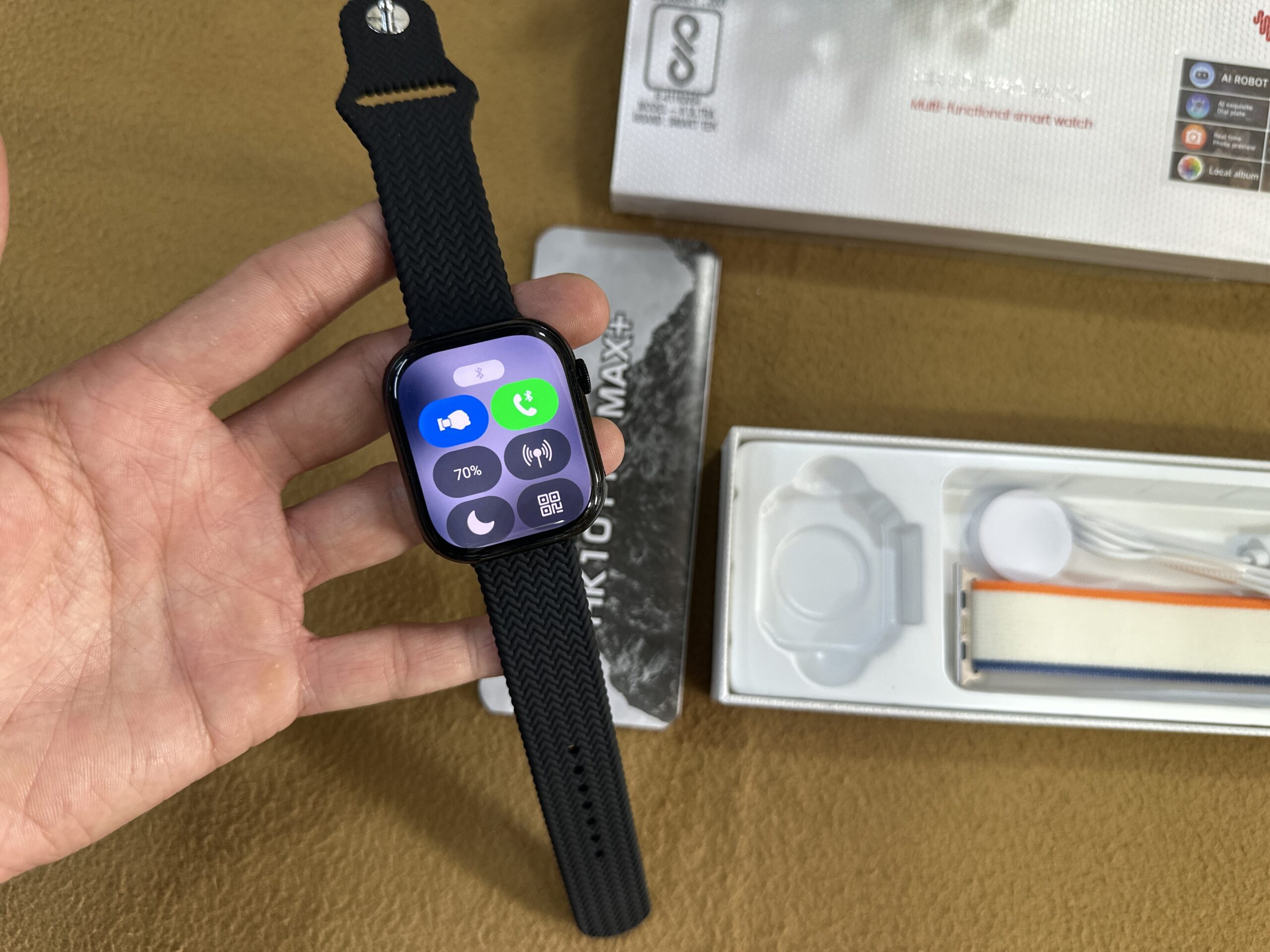 HK10 Pro Max+ AMOLED Smartwatch with AI Features & 4GB Storage - Image 6