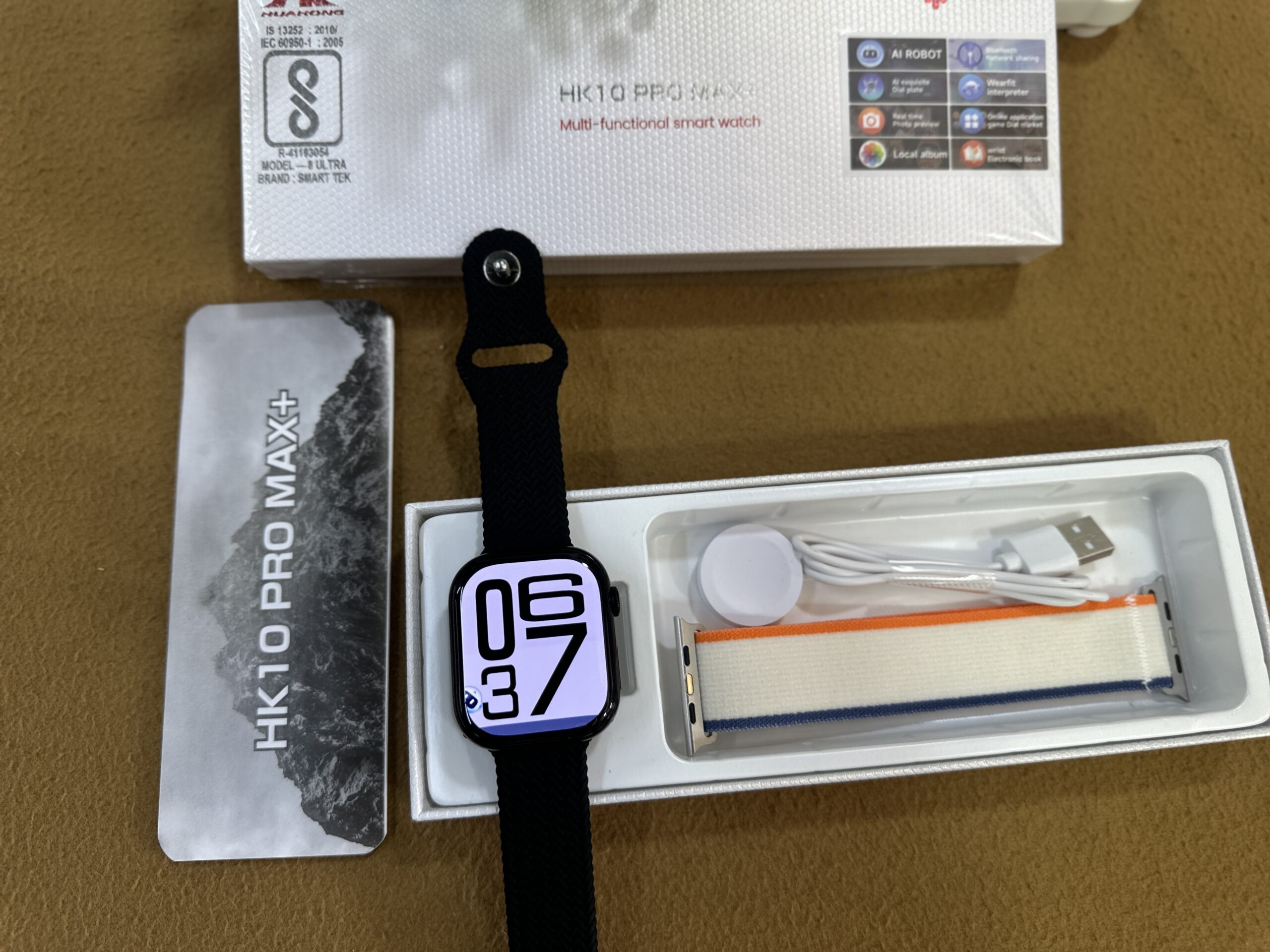 HK10 Pro Max+ AMOLED Smartwatch with AI Features & 4GB Storage - Image 3