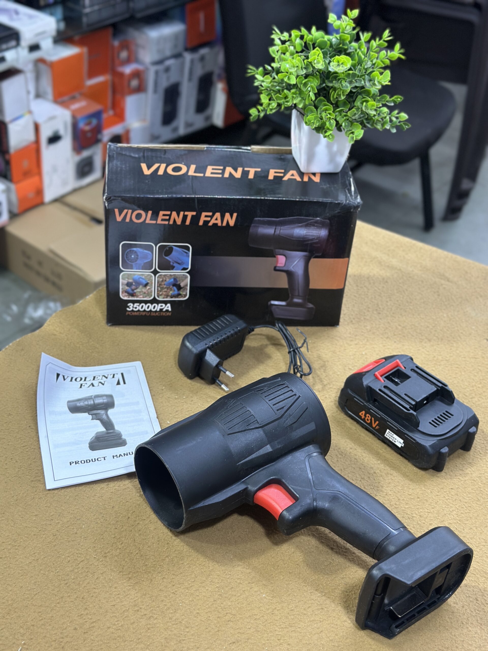 Cordless Mini Jet Blower / Violent Fan 48V for Cleaning & Drying - Image 3