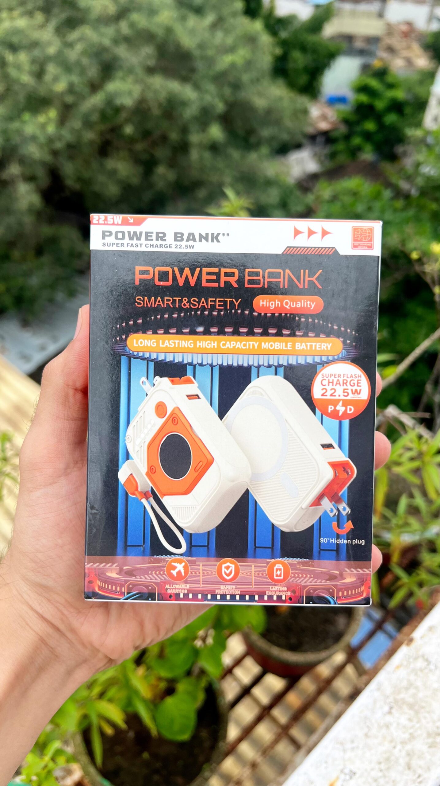 10000mAh 22.5W Superfast MagSafe Wireless Powerbank