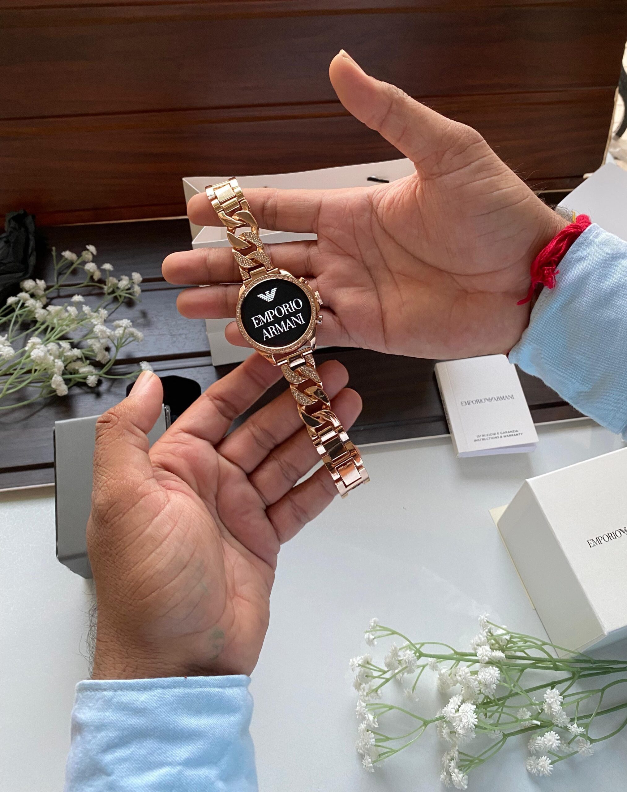 Luxury Style Round Smartwatch with Bluetooth Calling & Fitness Tracking - Image 8