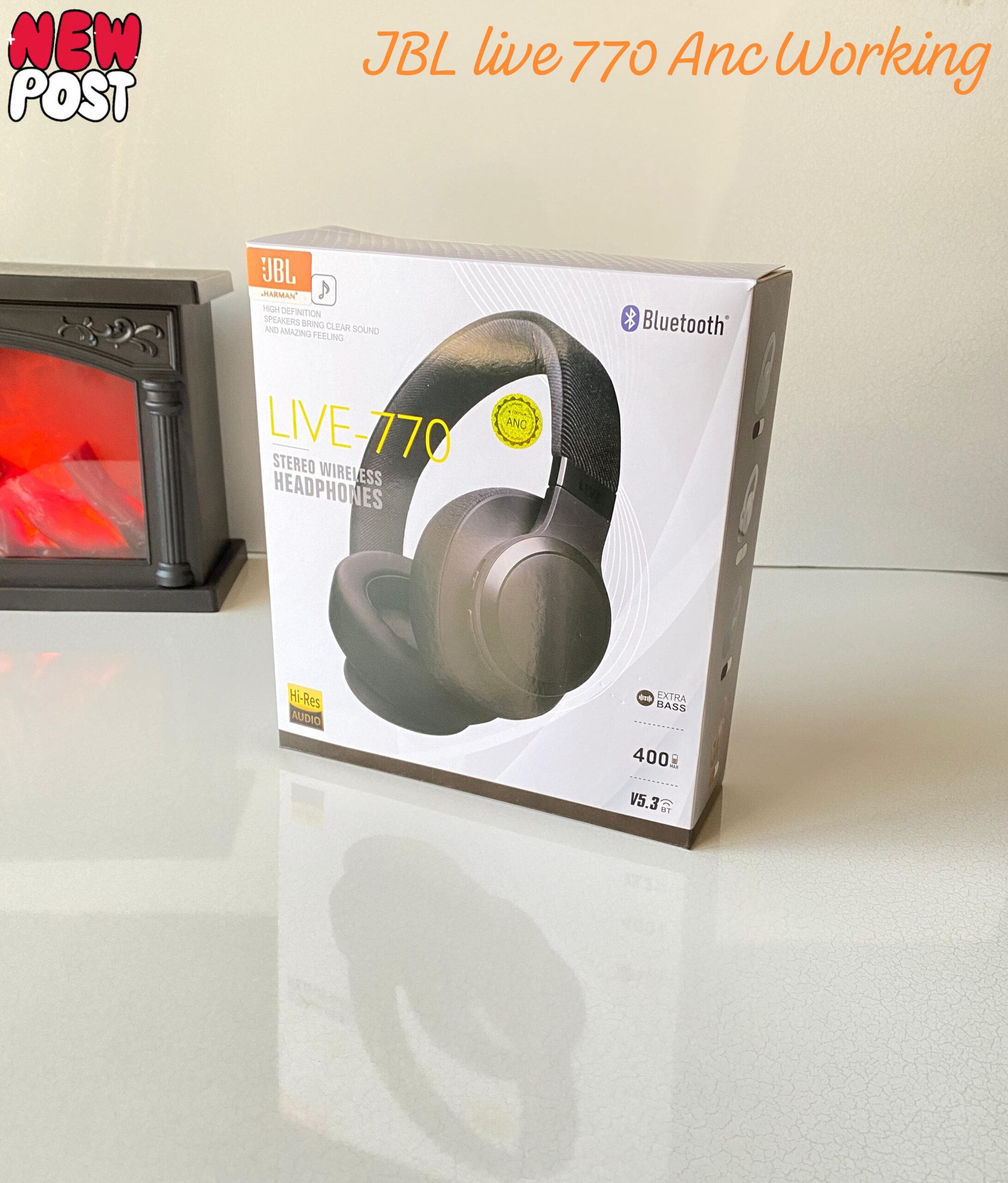 JBL Live 770 ANC Wireless Headphones with Active Noise Cancellation - Image 3