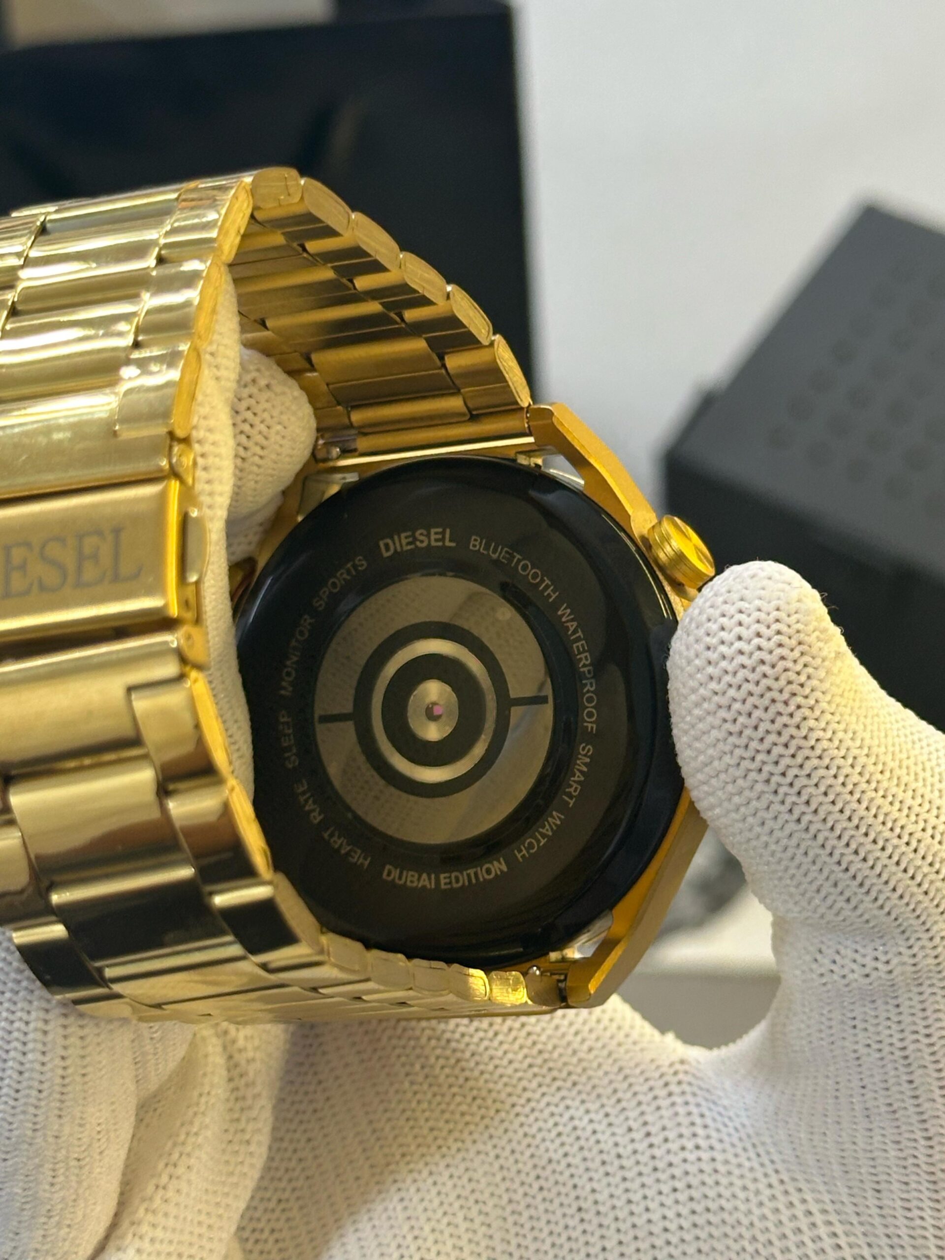 Diesel Style Round Smartwatch with Dual Strap & Fitness Tracking - Image 15