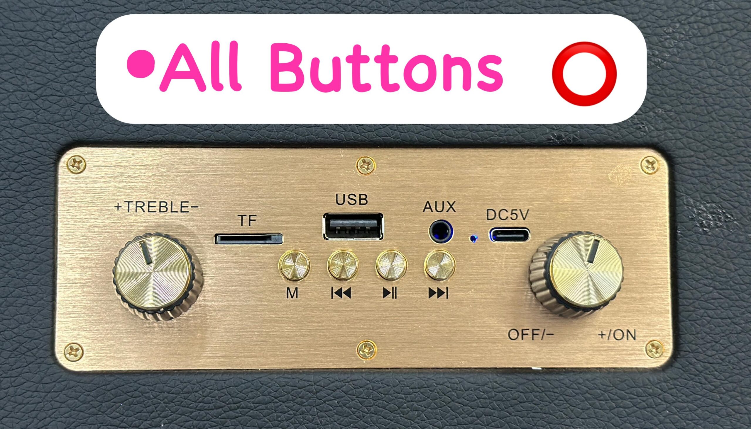 M18 Max Portable Bluetooth Speaker with 20W Sound Output - Image 5