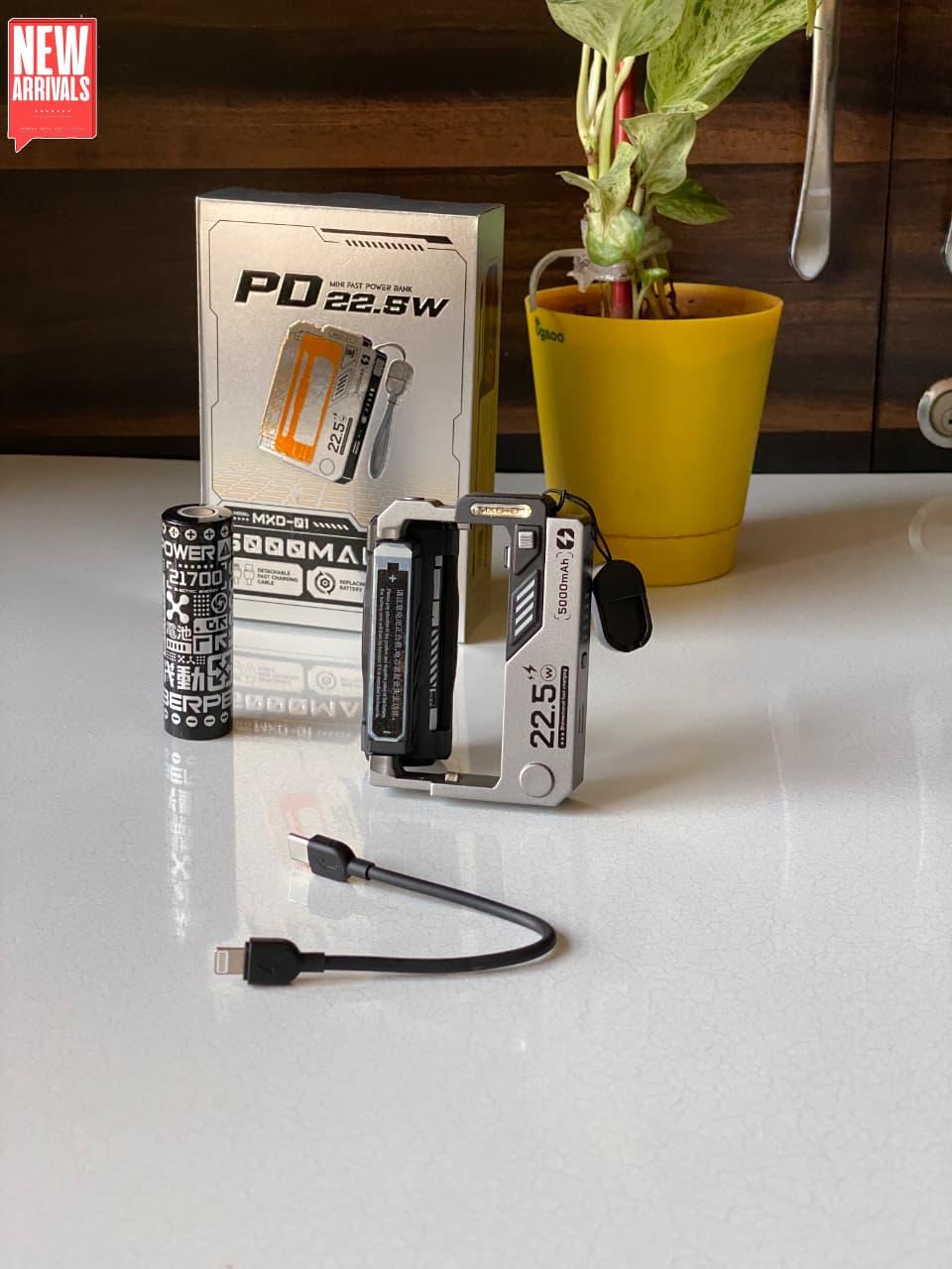 MXD-01 Portable Mini Power Bank 10000mAh with 22.5W PD Fast Charging - Image 5