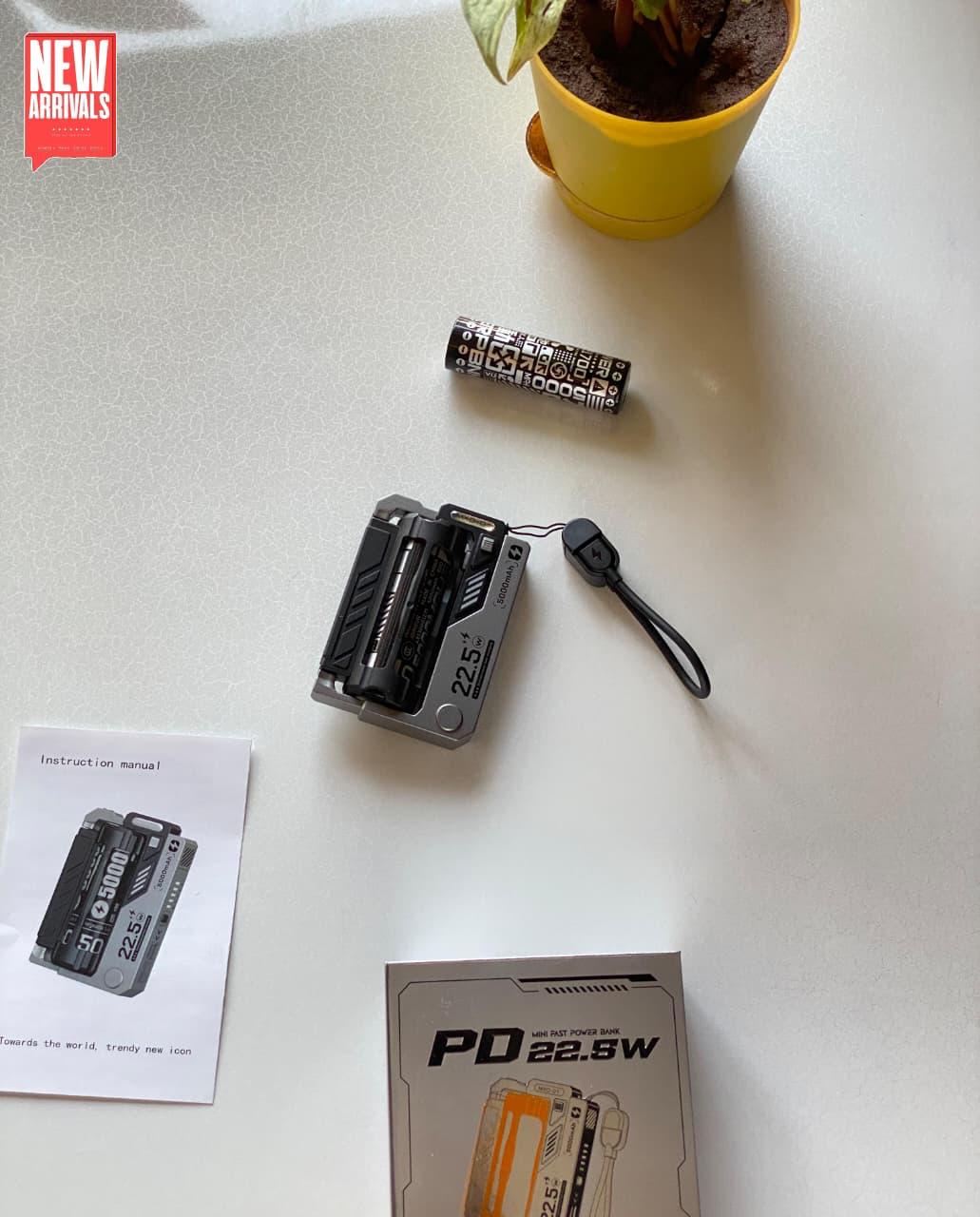 MXD-01 Portable Mini Power Bank 10000mAh with 22.5W PD Fast Charging - Image 2