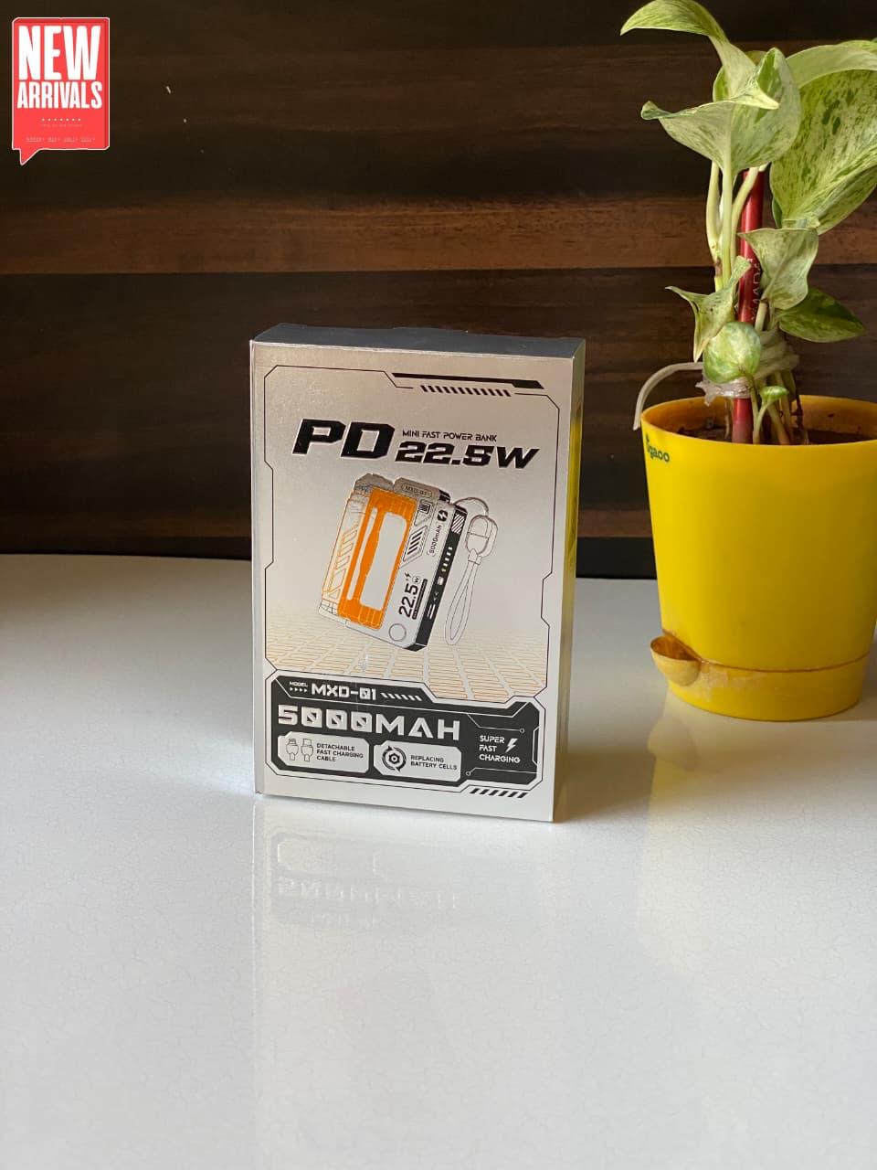 MXD-01 Portable Mini Power Bank 10000mAh with 22.5W PD Fast Charging - Image 7