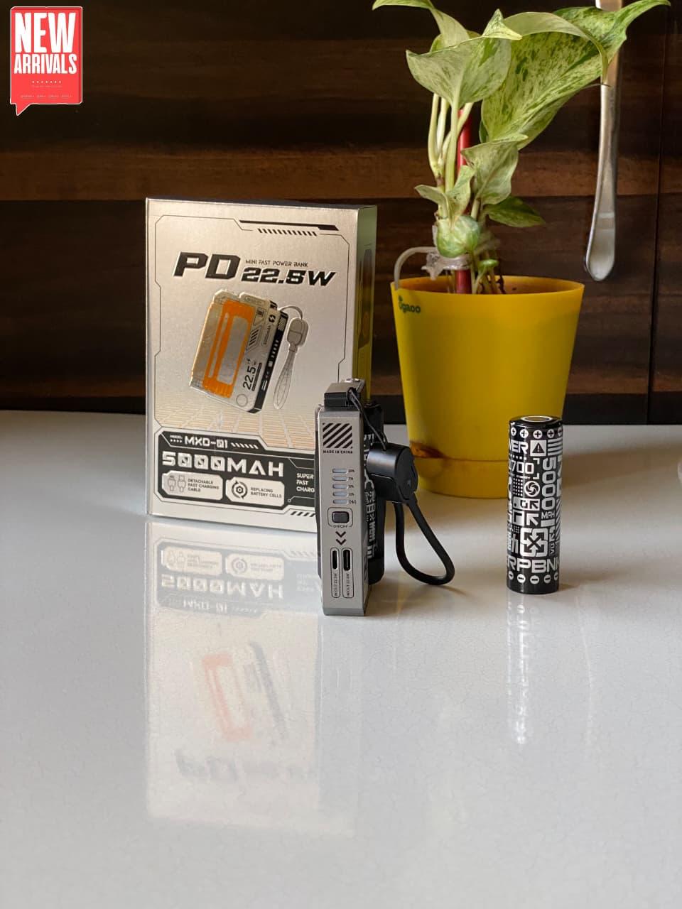 MXD-01 Portable Mini Power Bank 10000mAh with 22.5W PD Fast Charging - Image 4