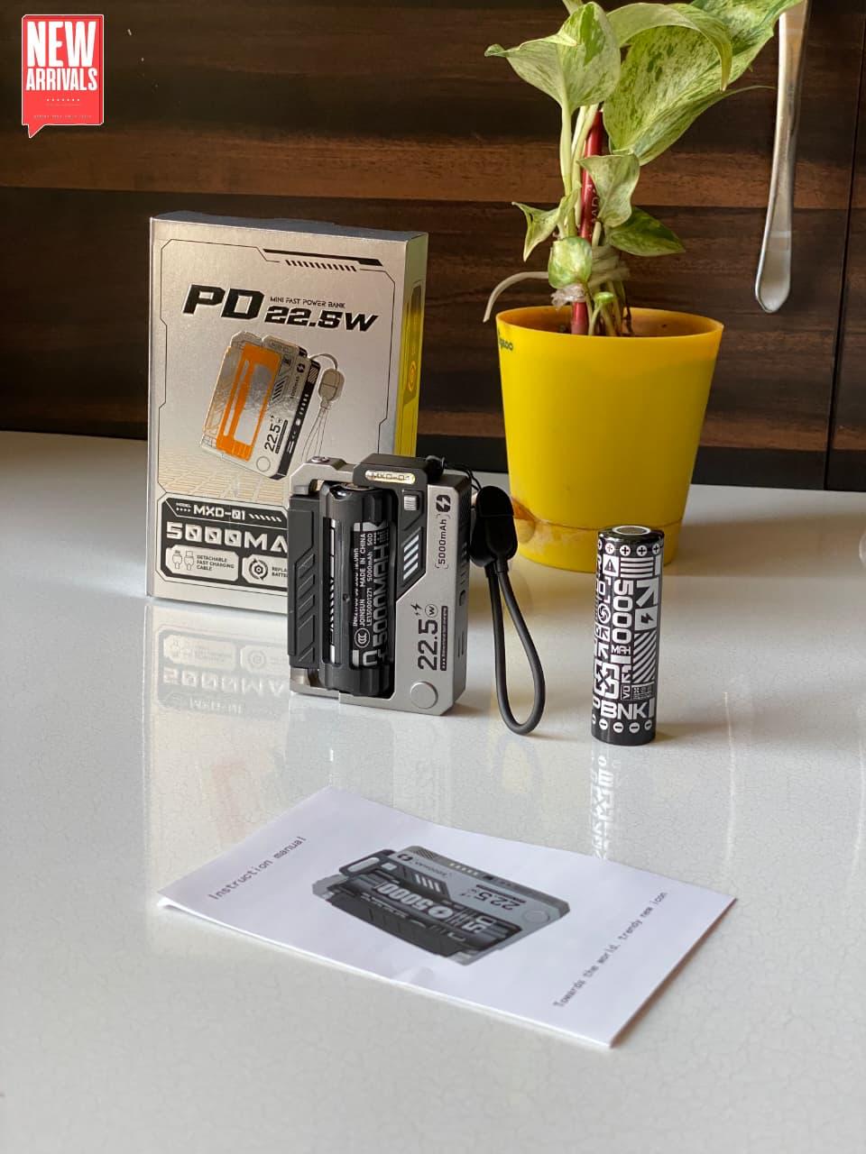 MXD-01 Portable Mini Power Bank 10000mAh with 22.5W PD Fast Charging - Image 6