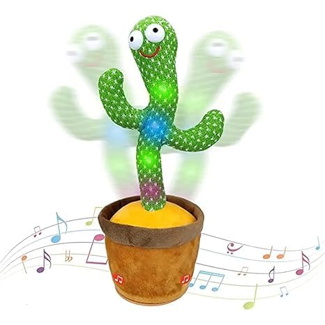 Dancing Cactus Toy with Voice Recording, Singing & Repeating Function - Image 4