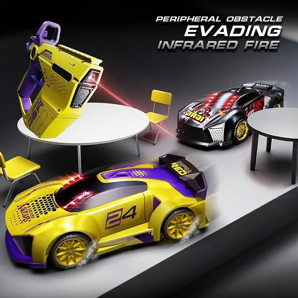 3-in-1 Laser Gun RC Racing Car with Projection Light & Shooting Mode - Image 6