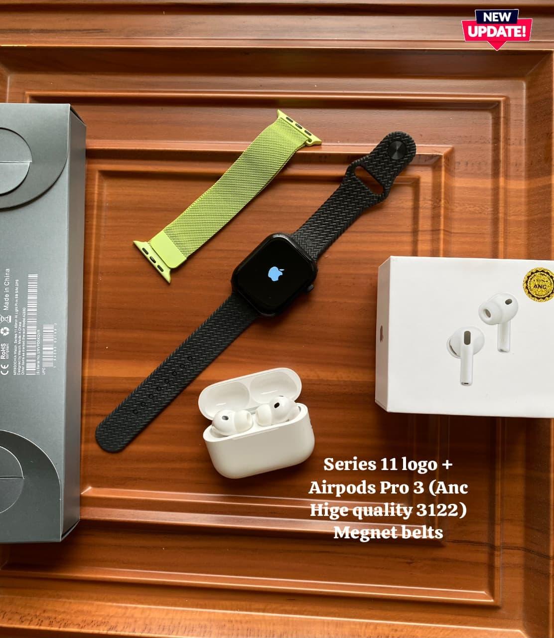Premium Series 11 Smartwatch & ANC Earbuds Combo - Image 4