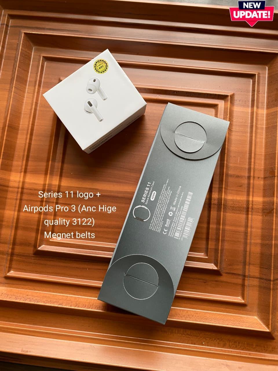 Premium Series 11 Smartwatch & ANC Earbuds Combo - Image 3