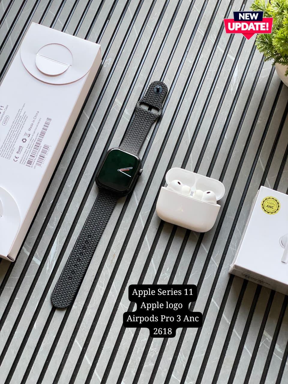 Series 11 Smartwatch & Pro ANC Earbuds Combo - Image 2