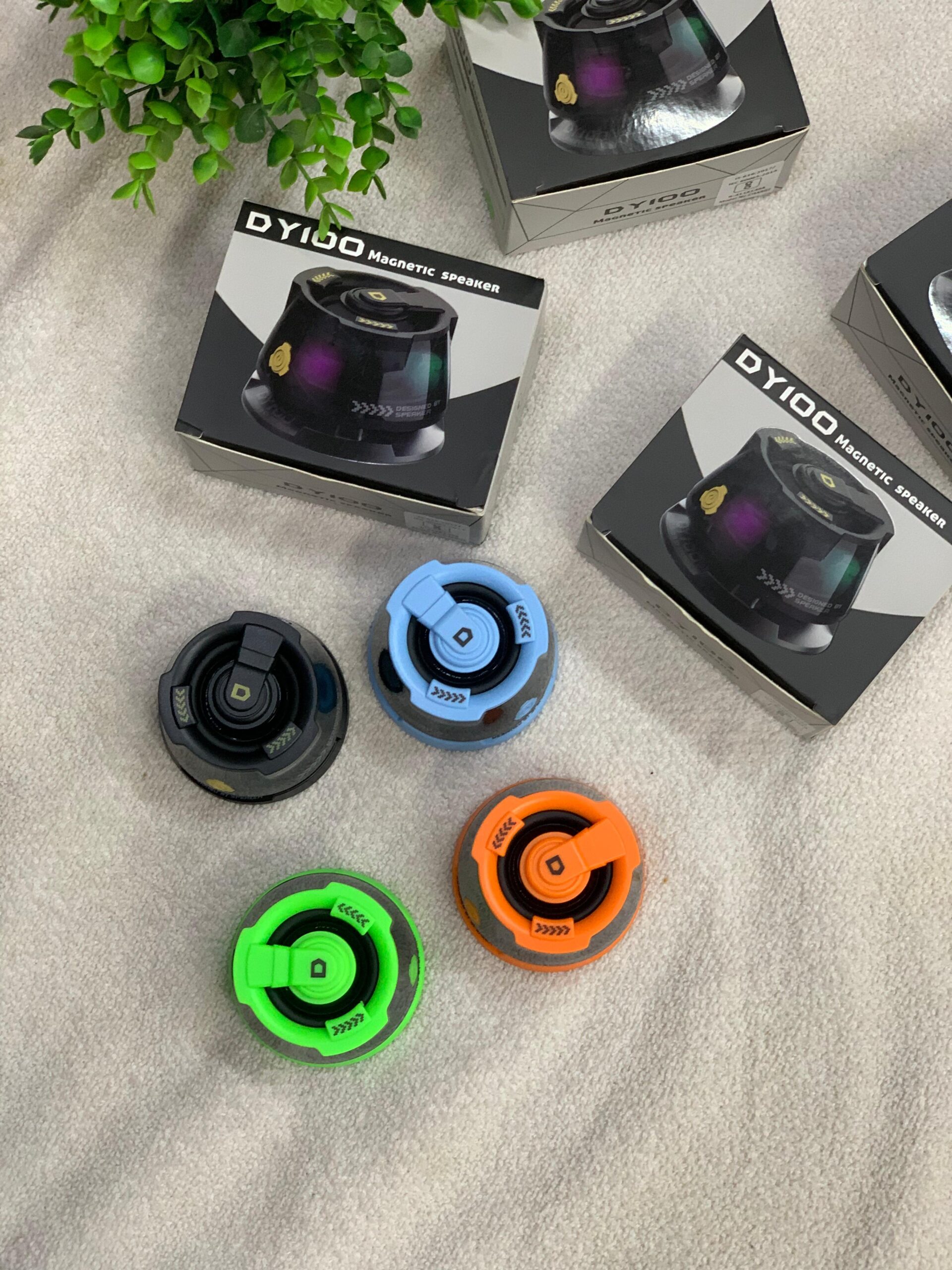 DY100 Portable RGB Bluetooth Speaker with Dynamic LED Lights - Image 4