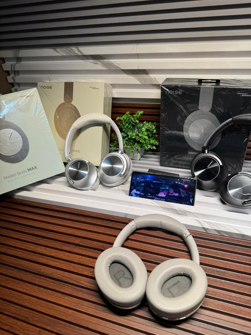 Premium Wireless ANC Over-Ear Headphones with App Support