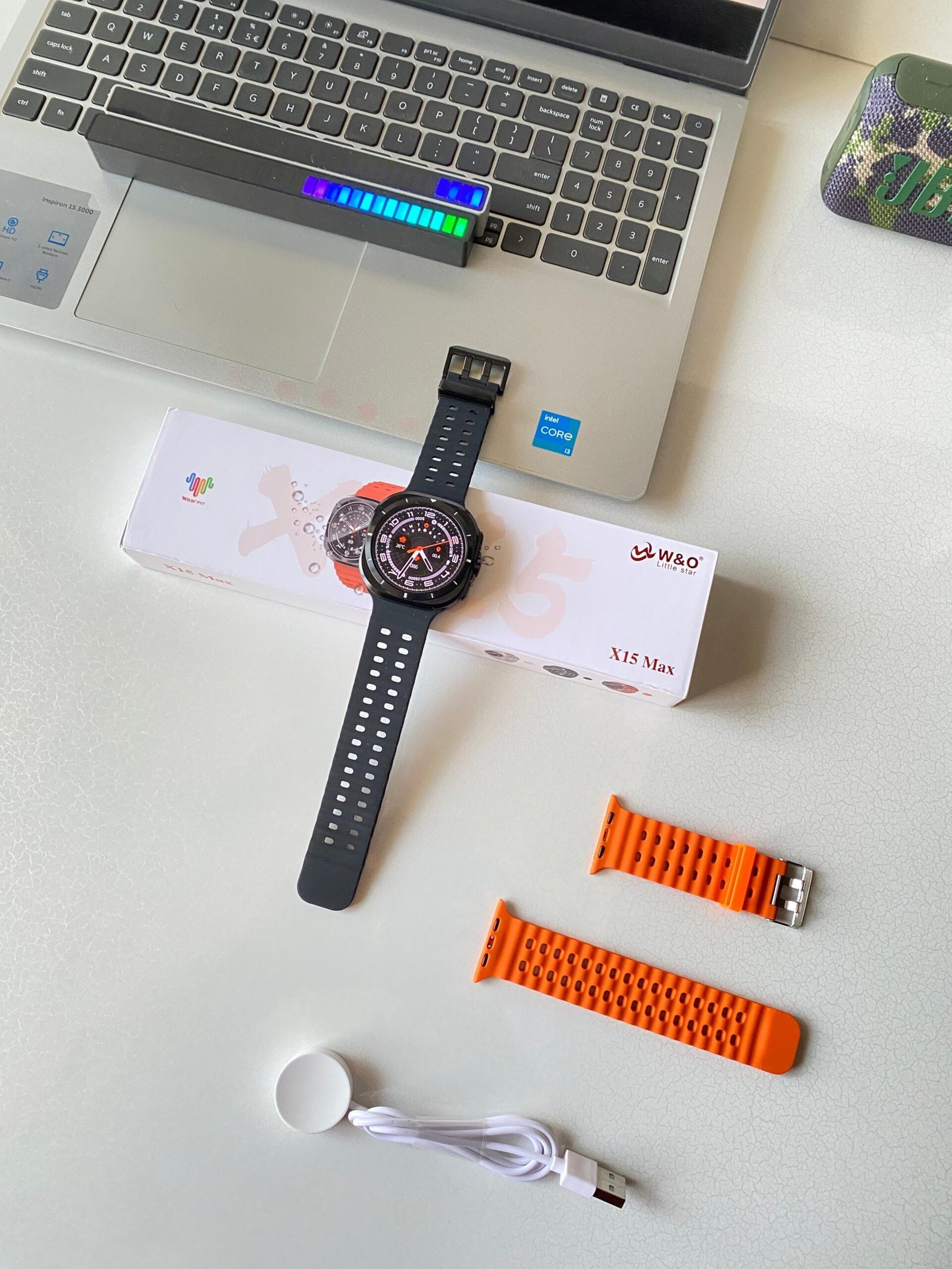 X15 Max AMOLED Bluetooth Calling Smartwatch (47mm)