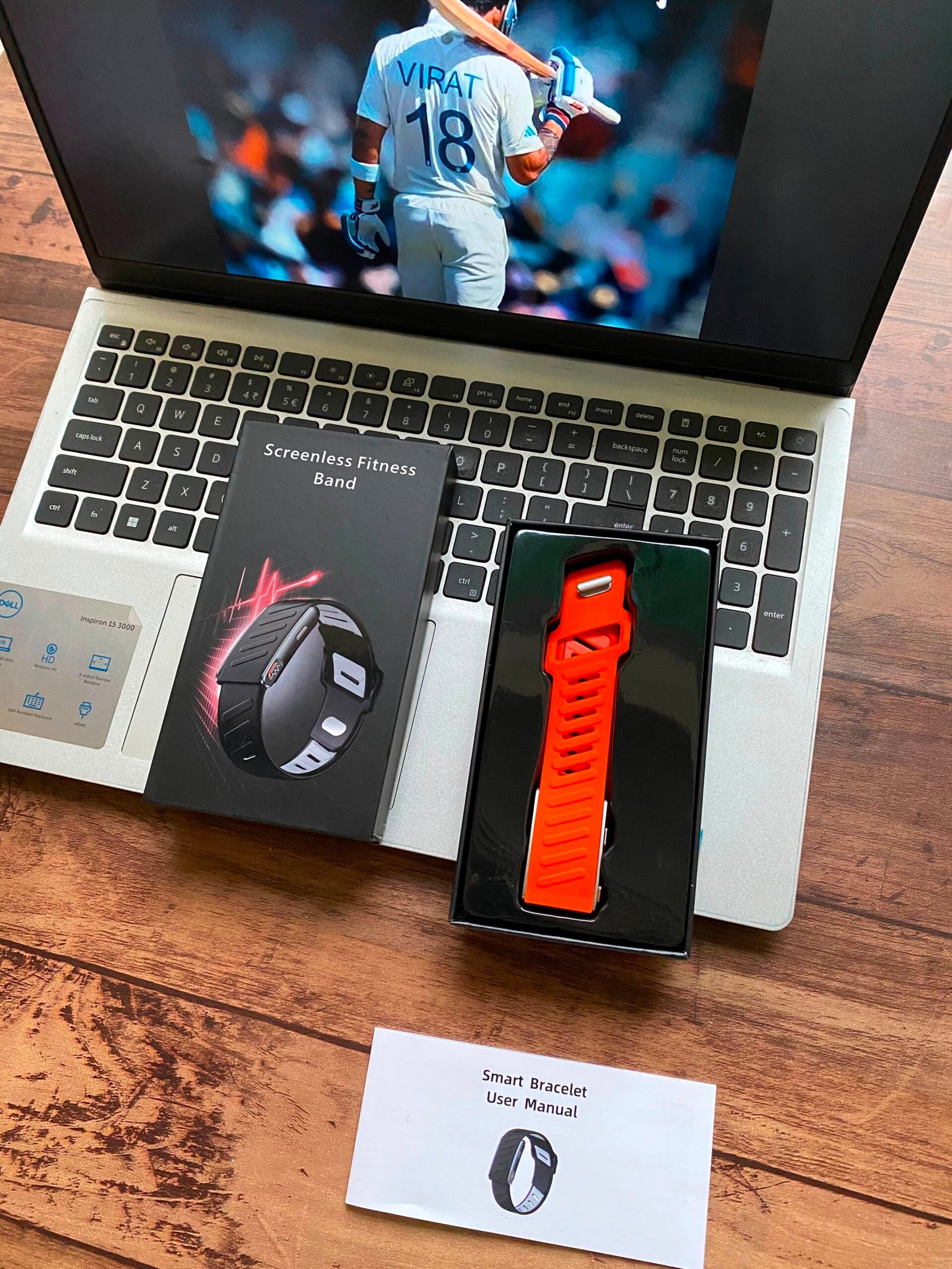 Screenless Smart Fitness Band with Dual Straps | Heart Rate Monitor | 10+ Days Battery | IP67 Waterproof - Image 2