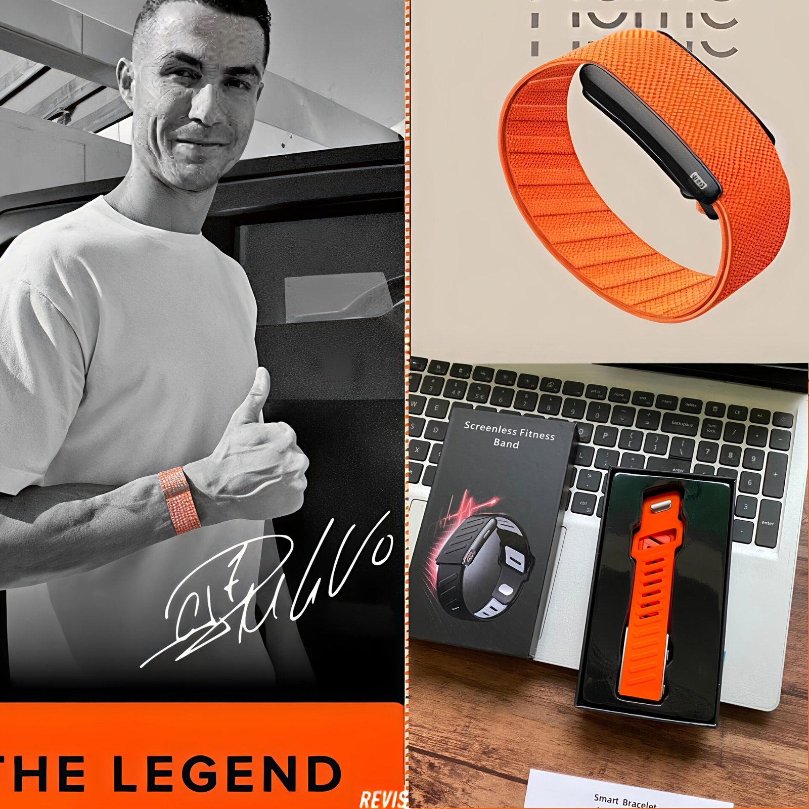 Screenless Smart Fitness Band with Dual Straps | Heart Rate Monitor | 10+ Days Battery | IP67 Waterproof - Image 7