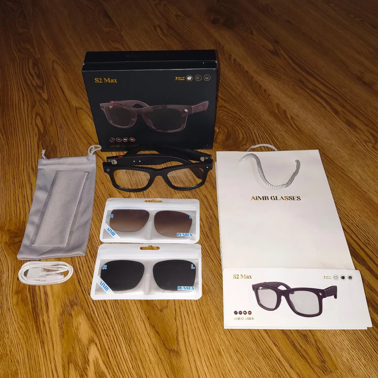 AI Smart Glasses S2 Max with HD Camera, Bluetooth Calling & AI Translation - Image 3