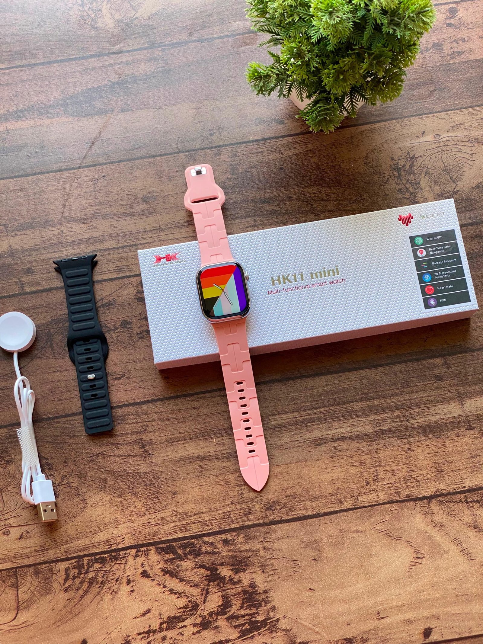 HK11 Mini Max Smartwatch with Bluetooth Calling, AI Assistant & 1.9" HD Display (40mm) - Image 8