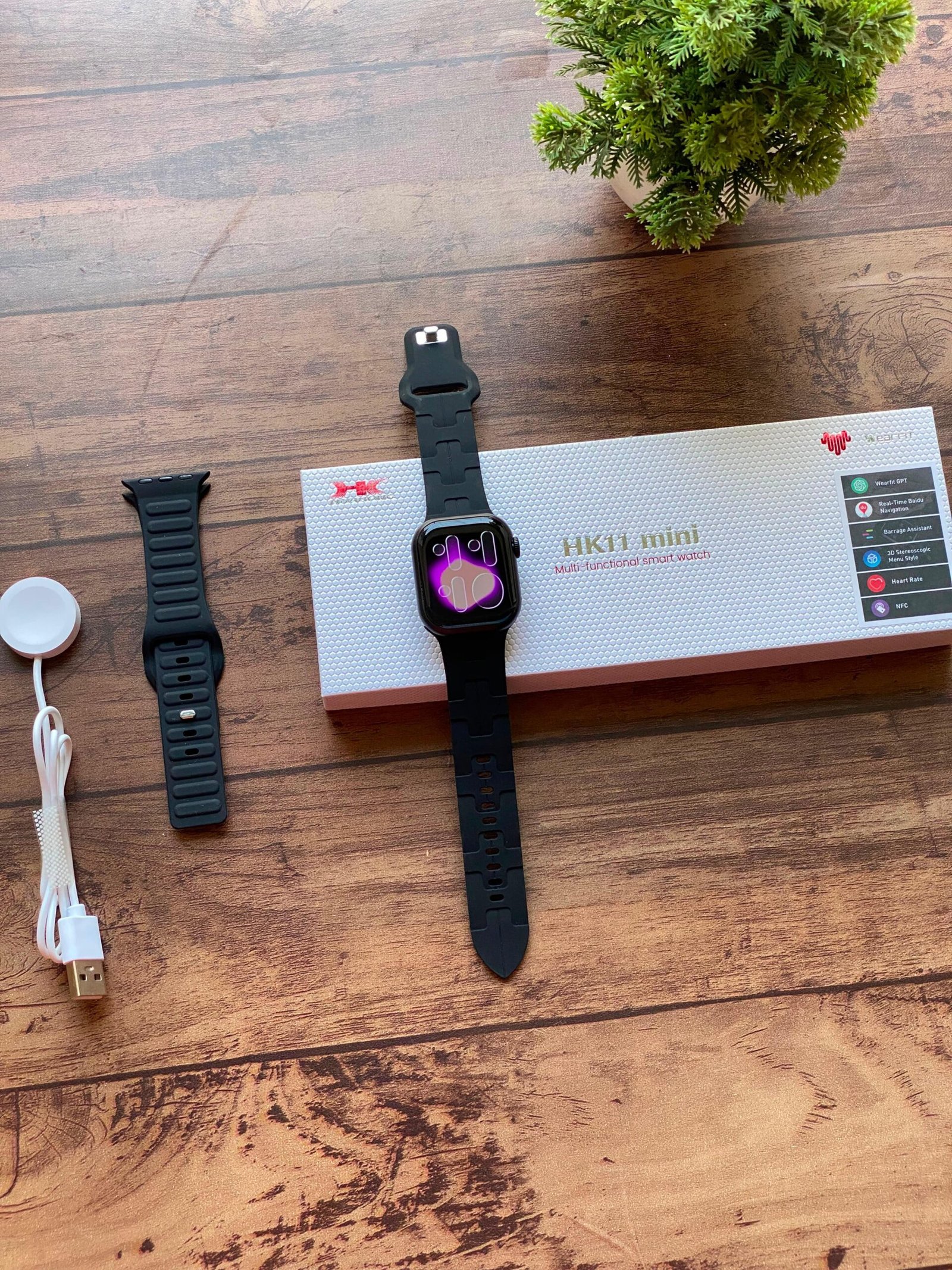 HK11 Mini Max Smartwatch with Bluetooth Calling, AI Assistant & 1.9" HD Display (40mm) - Image 7