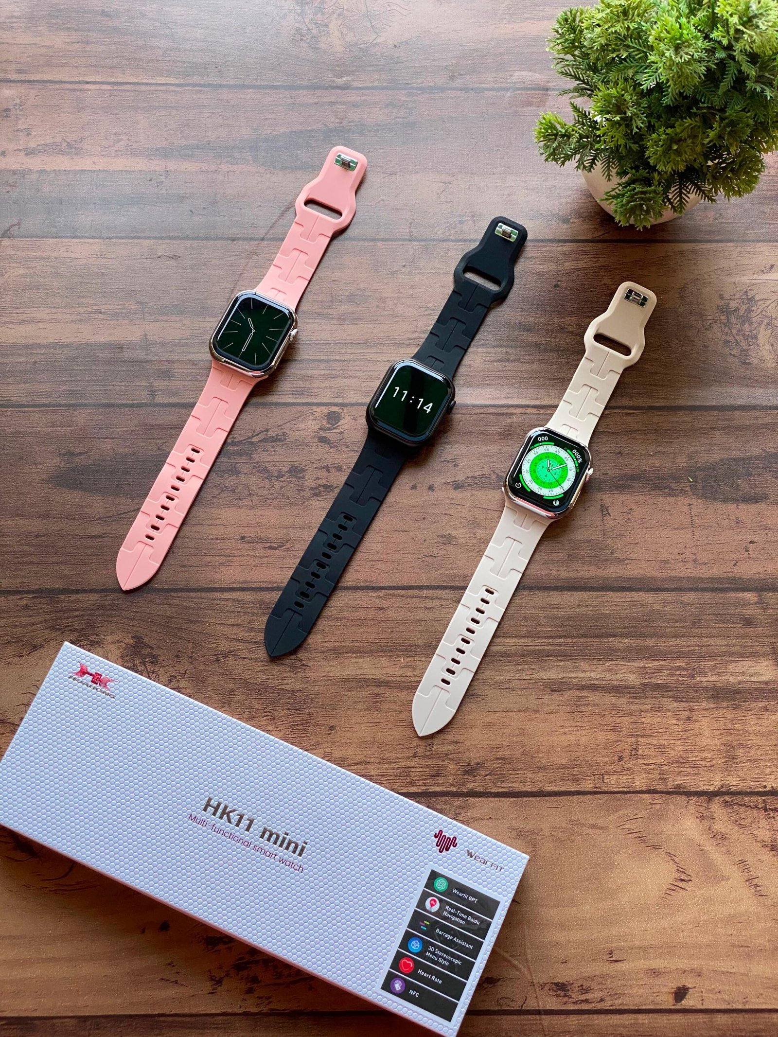 HK11 Mini Max Smartwatch with Bluetooth Calling, AI Assistant & 1.9" HD Display (40mm) - Image 4