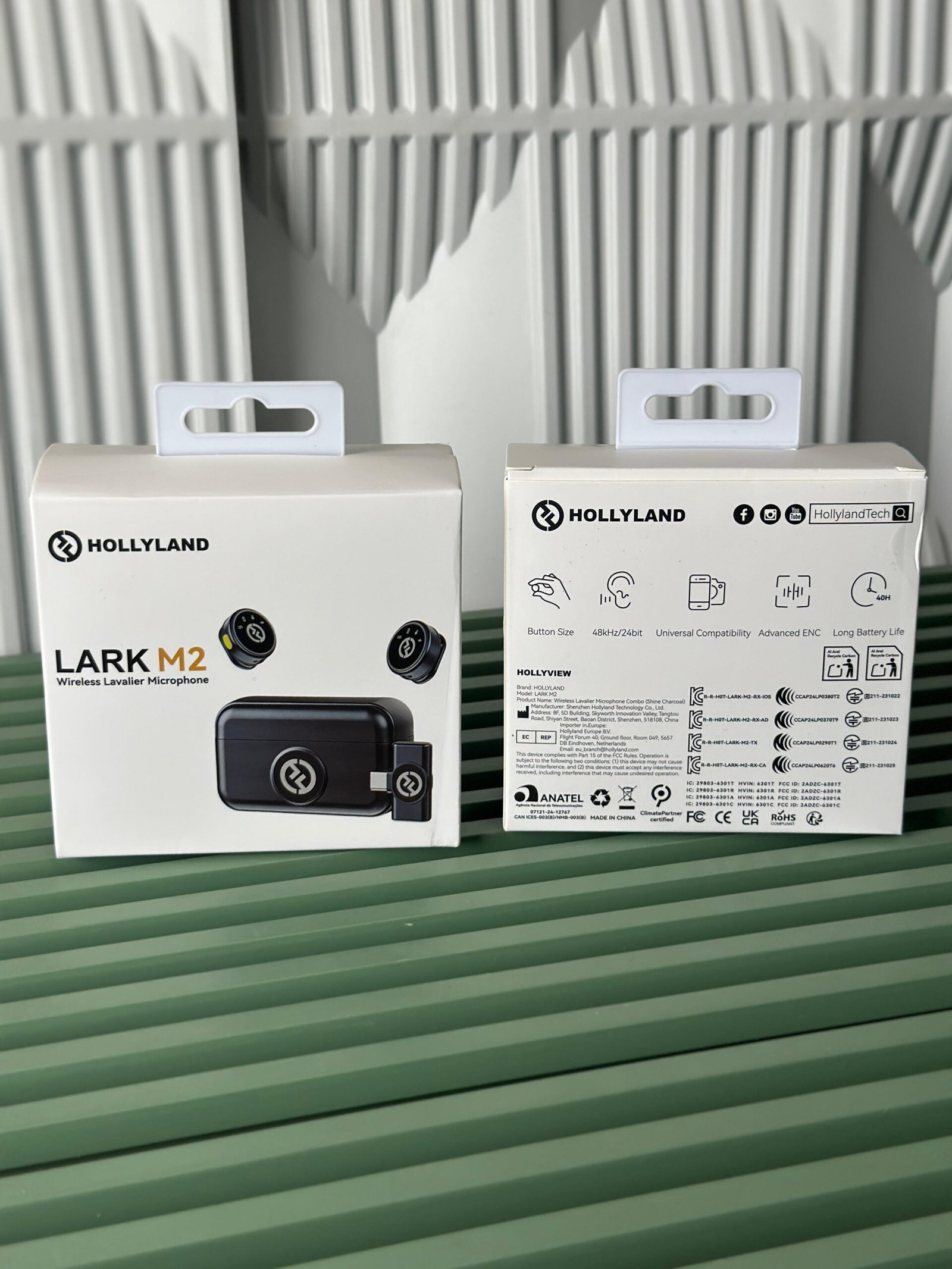 LARK M2 Wireless Lavalier Microphone with Charging Case for Content Creators