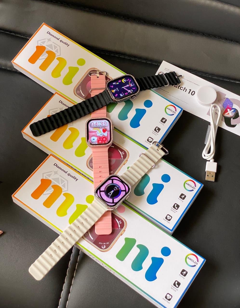 Diamond Edition Smartwatch with AMOLED Display, Bluetooth Calling & Dual Straps - Image 2