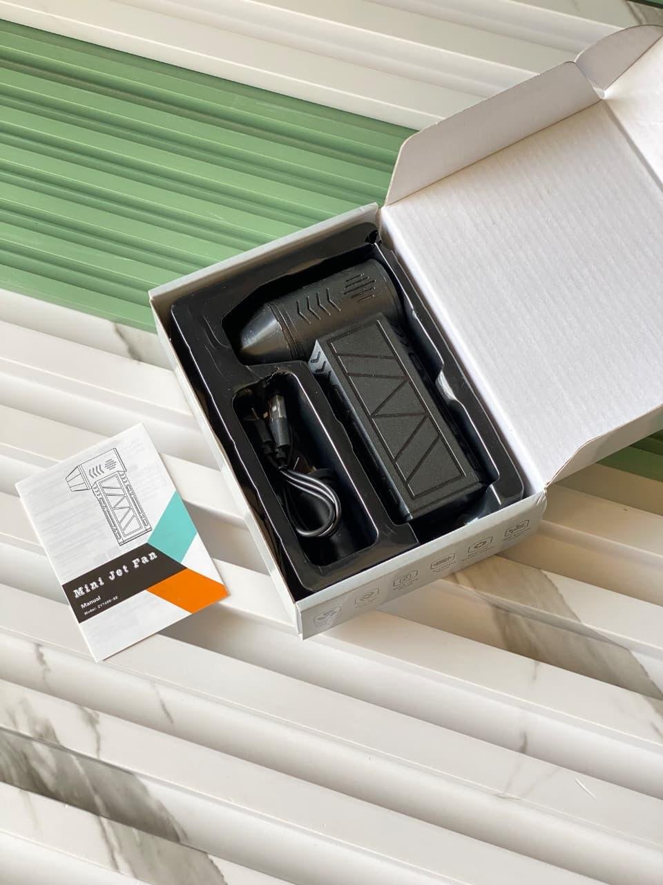 Mini Jet Fan with Brushless Motor, 3-Speed Control & High-Speed Airflow - Image 2