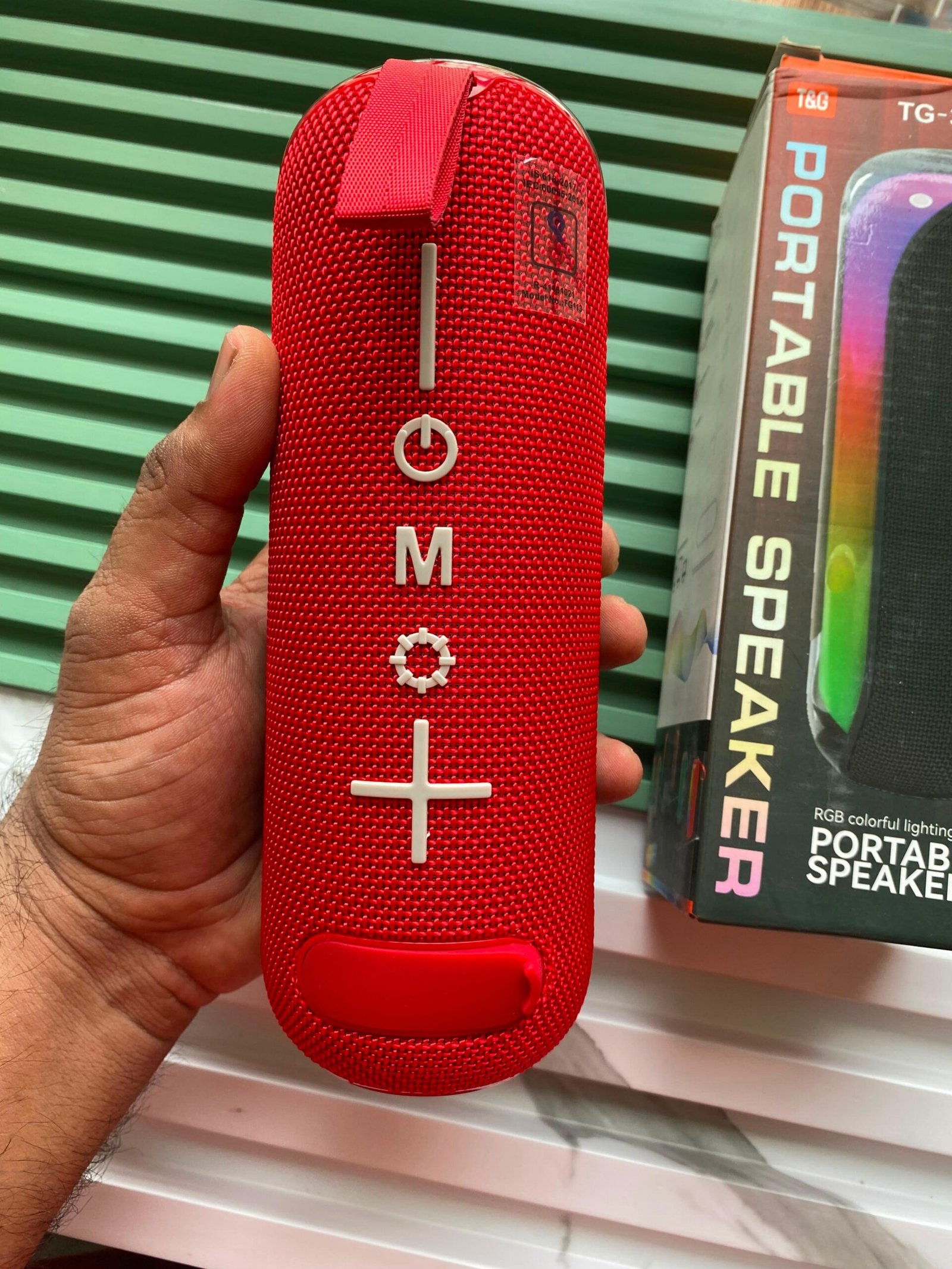 T&G TG-384 Mini Bluetooth Speaker with RGB Lights & TF Card Support - Image 2