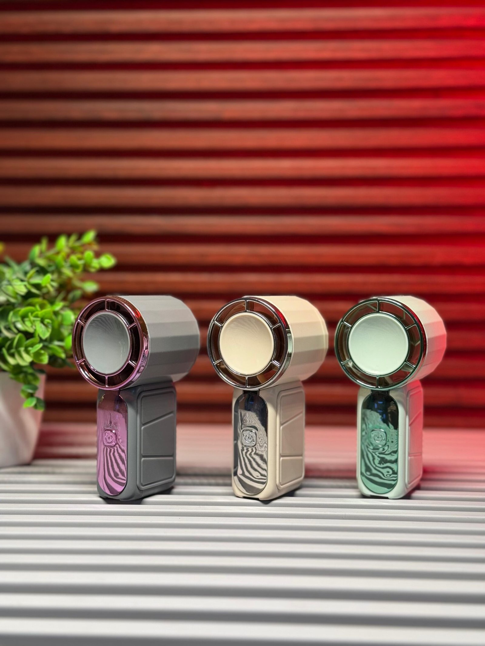 Q12 Mini Handheld High-Speed Fan with 5 Adjustable Speed Modes