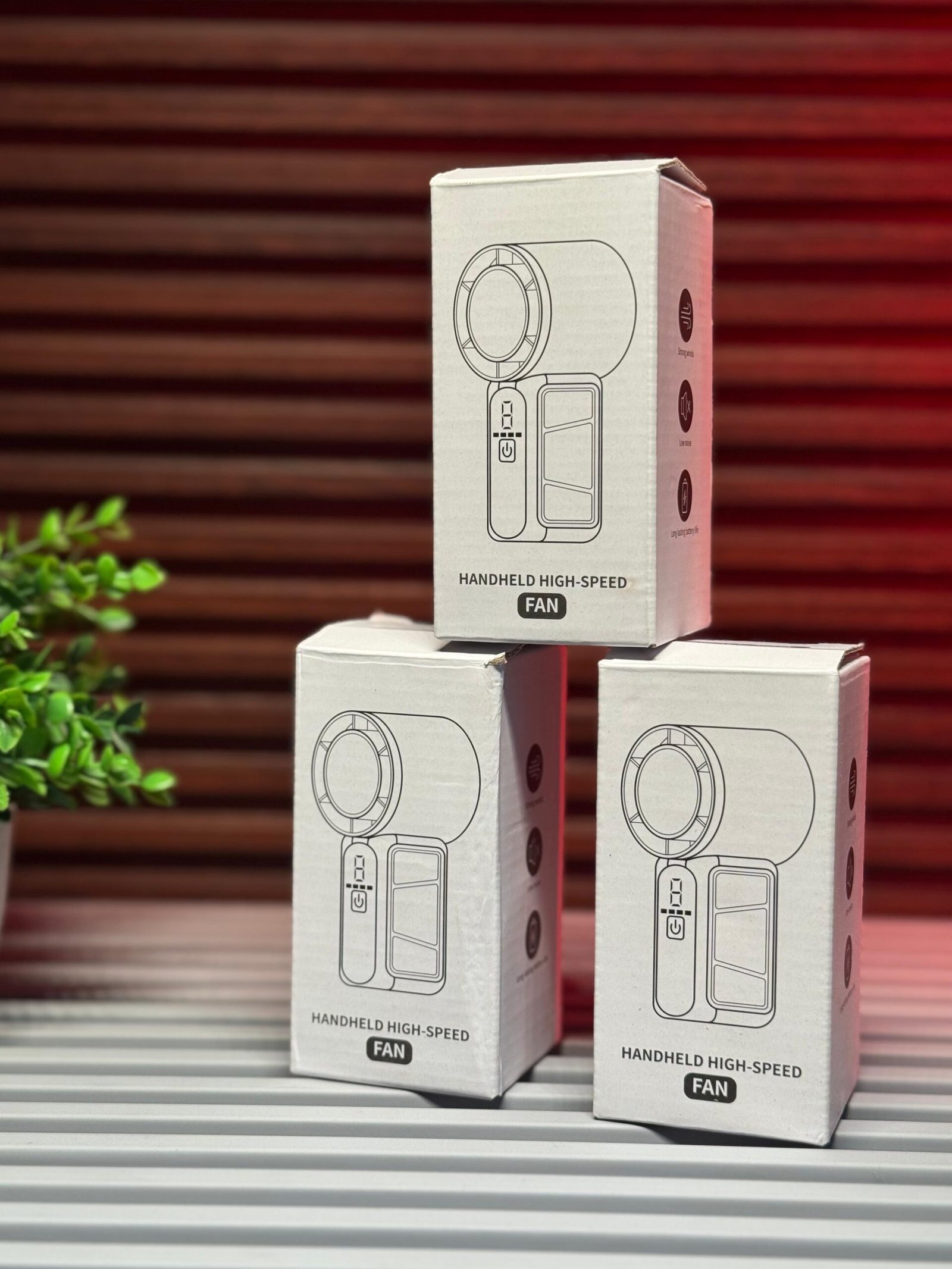 Q12 Mini Handheld High-Speed Fan with 5 Adjustable Speed Modes - Image 4