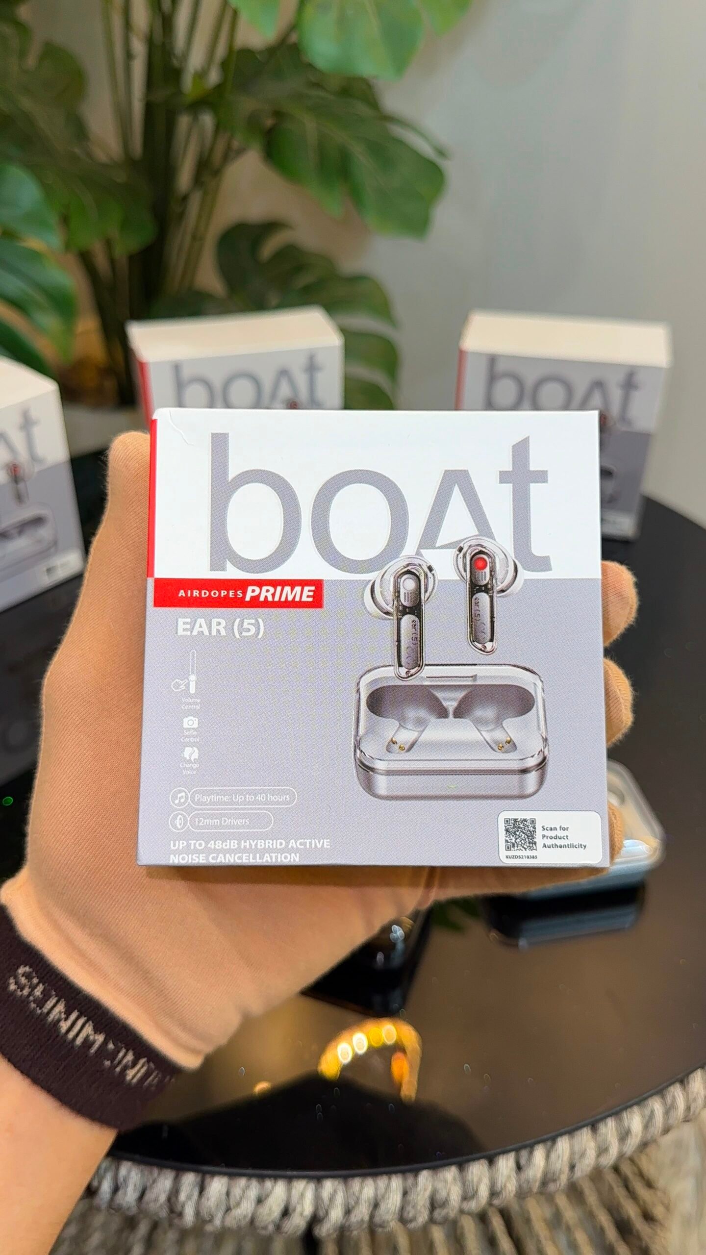 boAt Airdopes Prime Style Transparent TWS Earbuds with Deep Bass