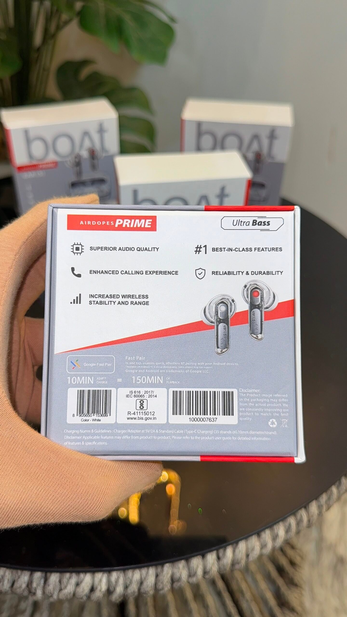 boAt Airdopes Prime Style Transparent TWS Earbuds with Deep Bass - Image 6