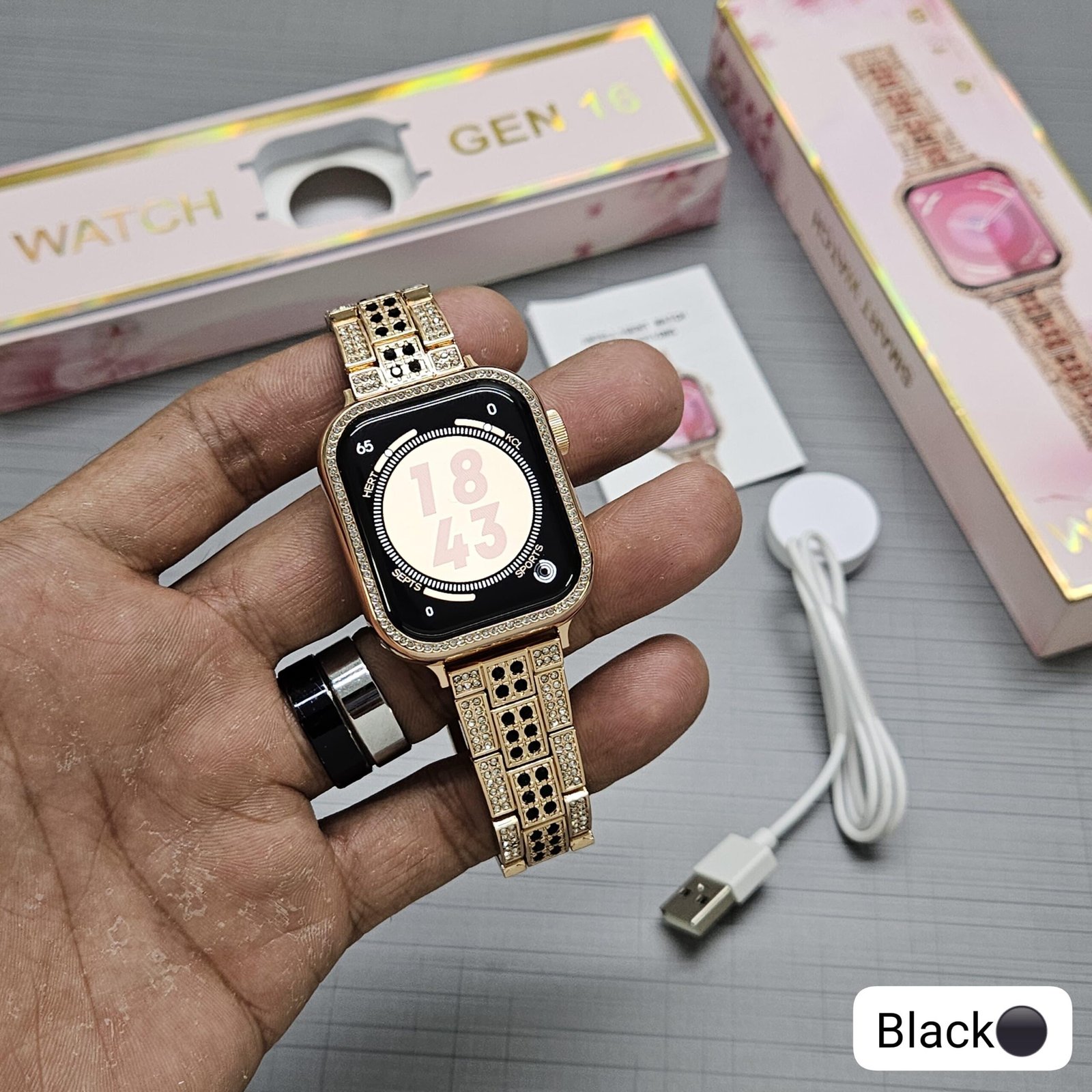 Fossil Gen 16 Style Diamond Smartwatch for Women with 1.3" HD Display & Bluetooth Calling - Image 5