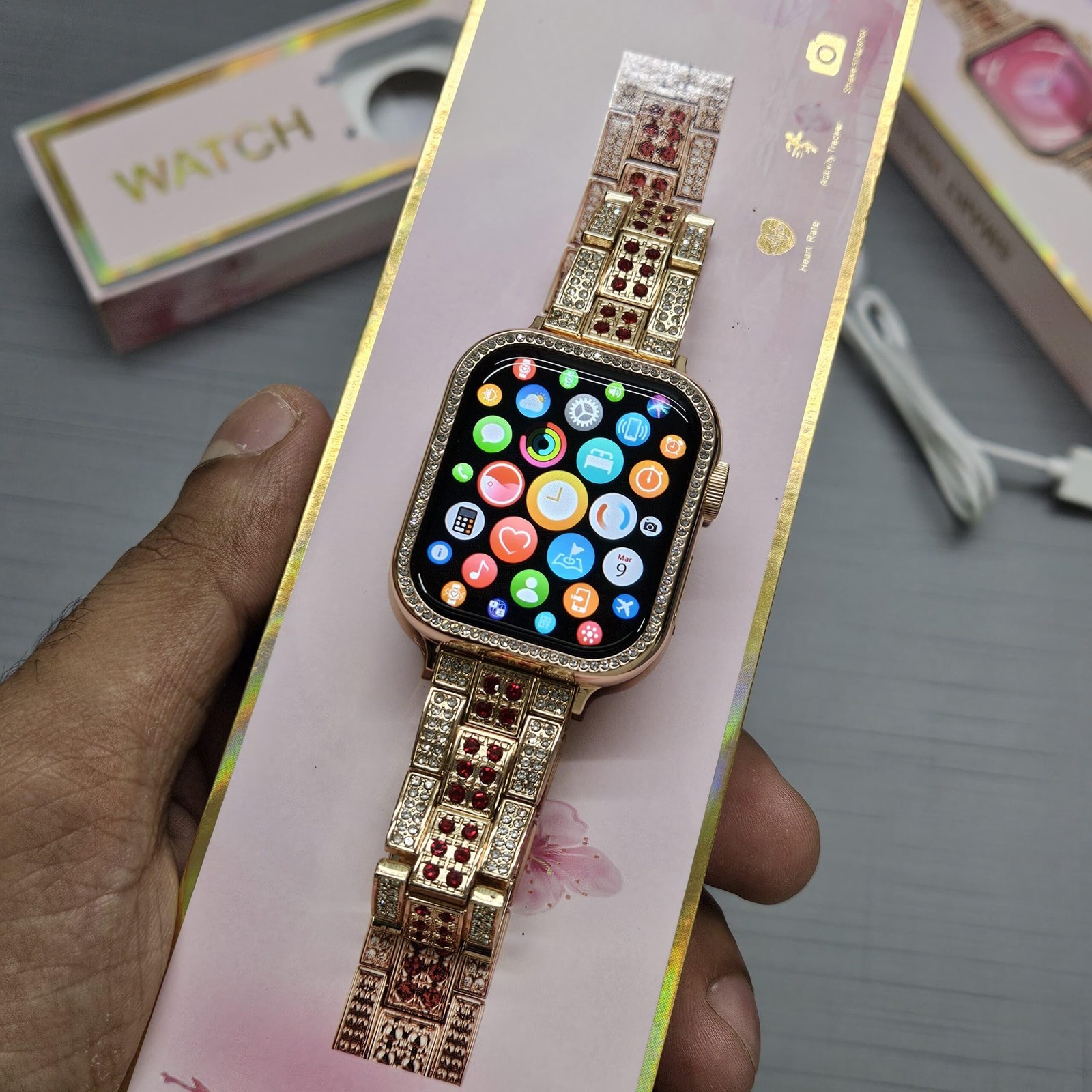 Fossil Gen 16 Style Diamond Smartwatch for Women with 1.3" HD Display & Bluetooth Calling - Image 3