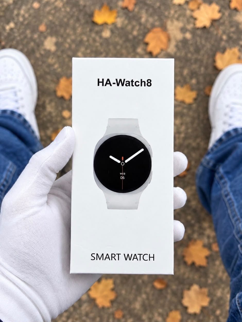 HA-Watch8 Smartwatch with Bluetooth Calling, Heart Rate & SpO₂ Monitoring